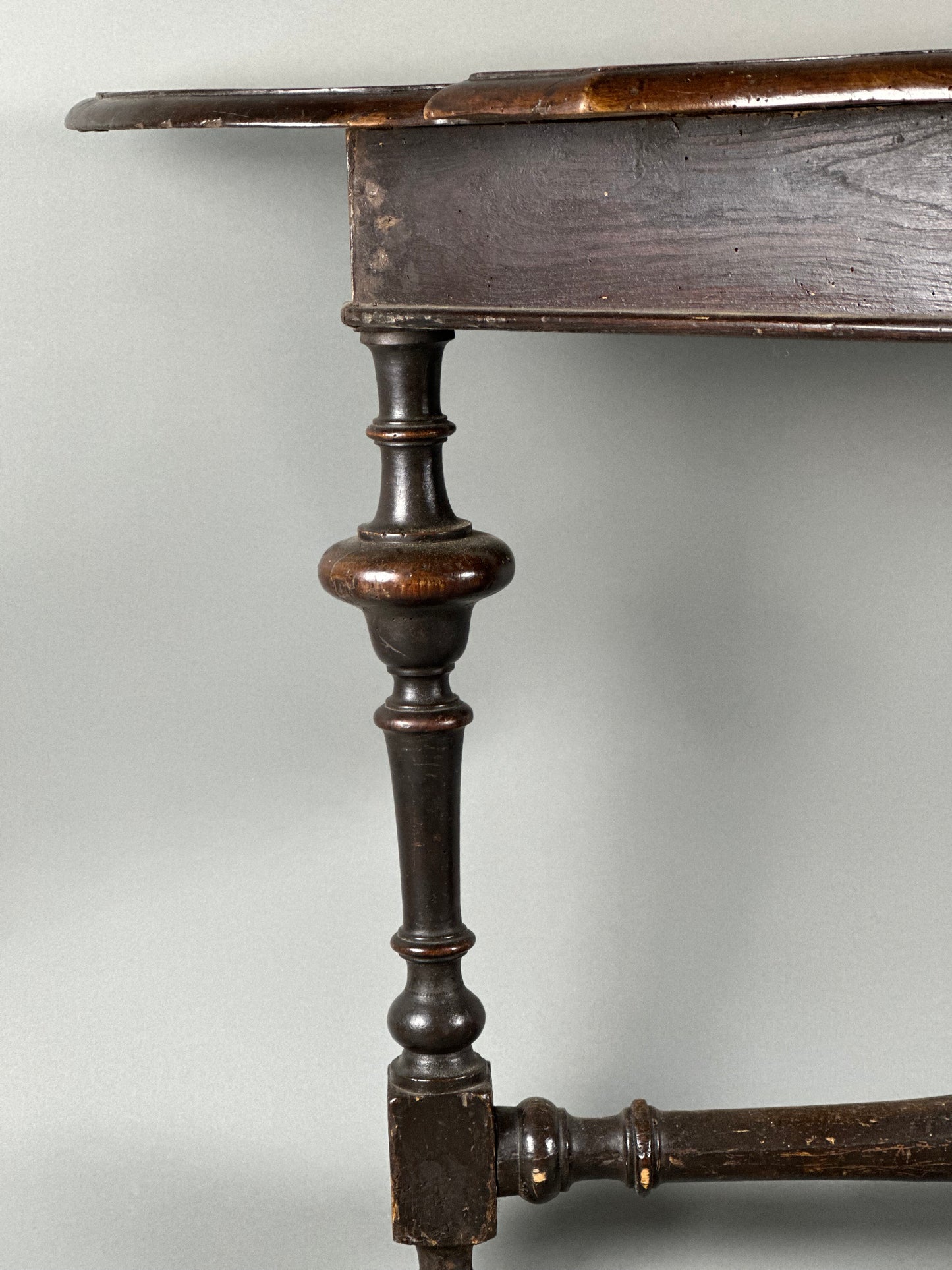 Tuscany Walnut Demi Lune Table c1780