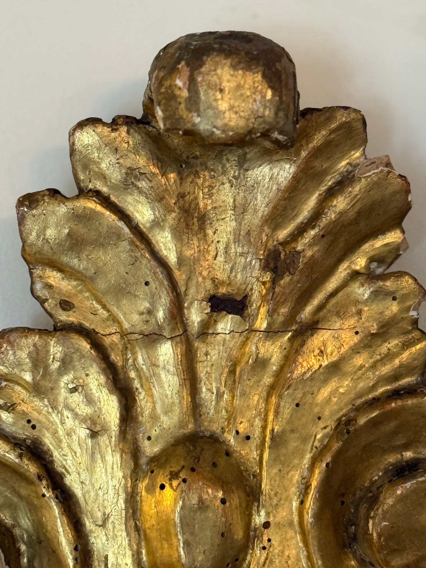 French Gold Gilt Louis XV Mirror c1780