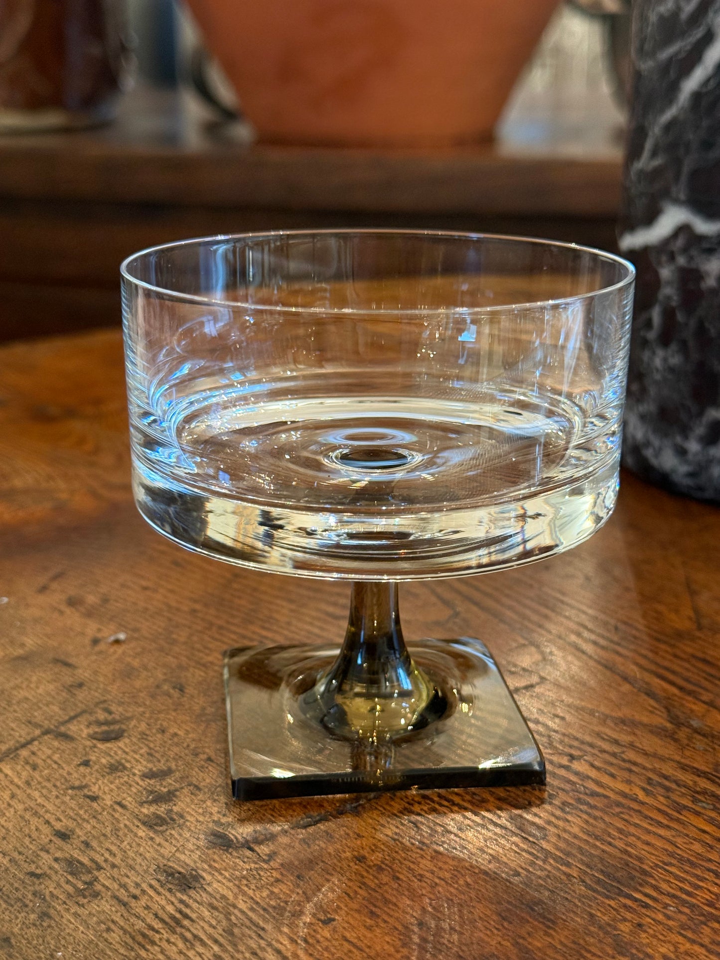 Italian Midcentury Bar Glasses - Smoke