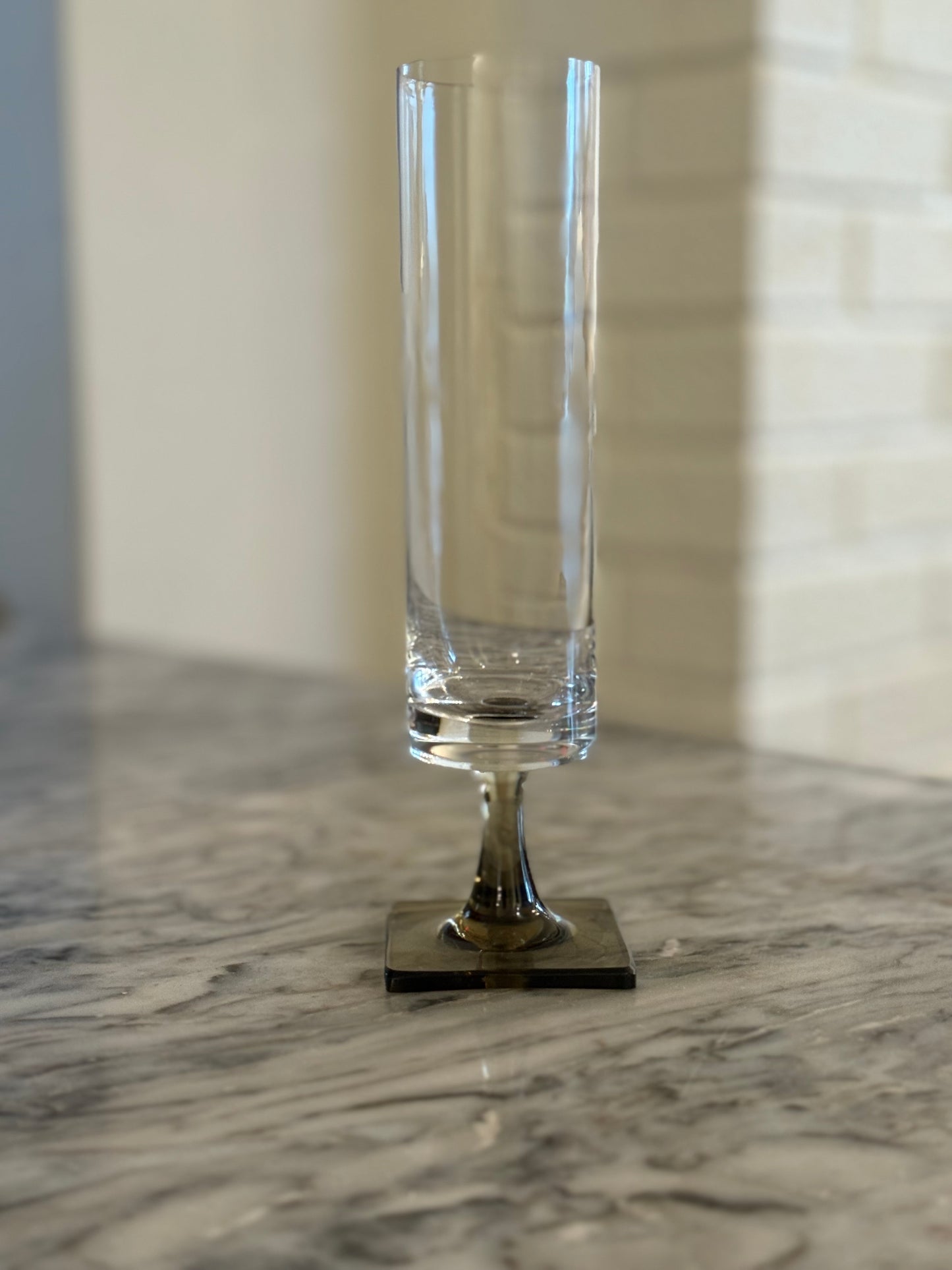 Italian Midcentury Bar Glasses - Smoke