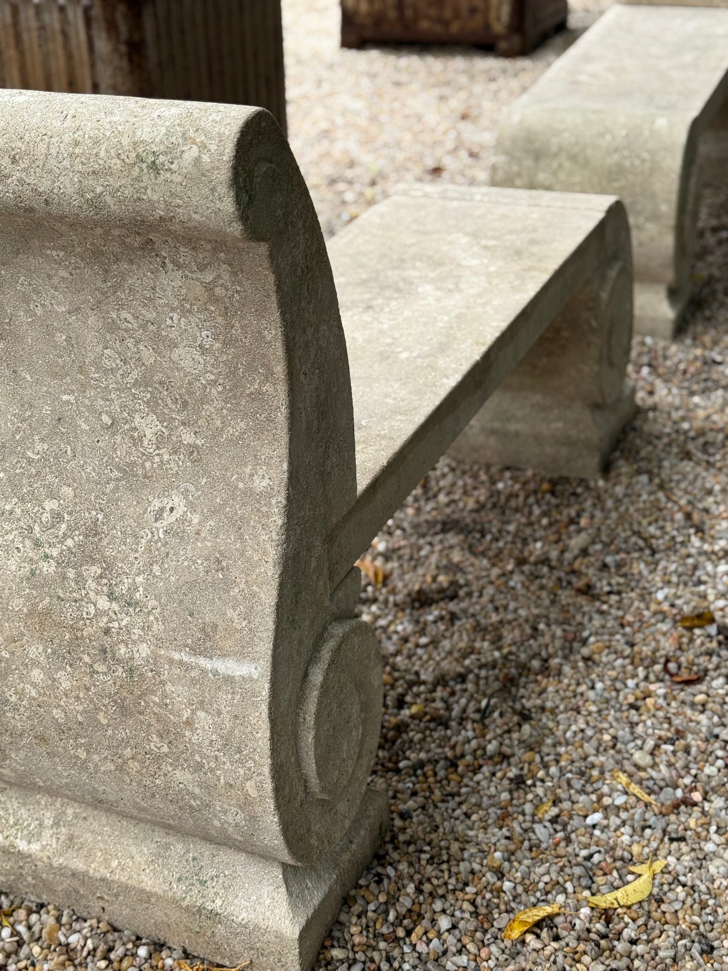 Italian Limestone Bench c1920