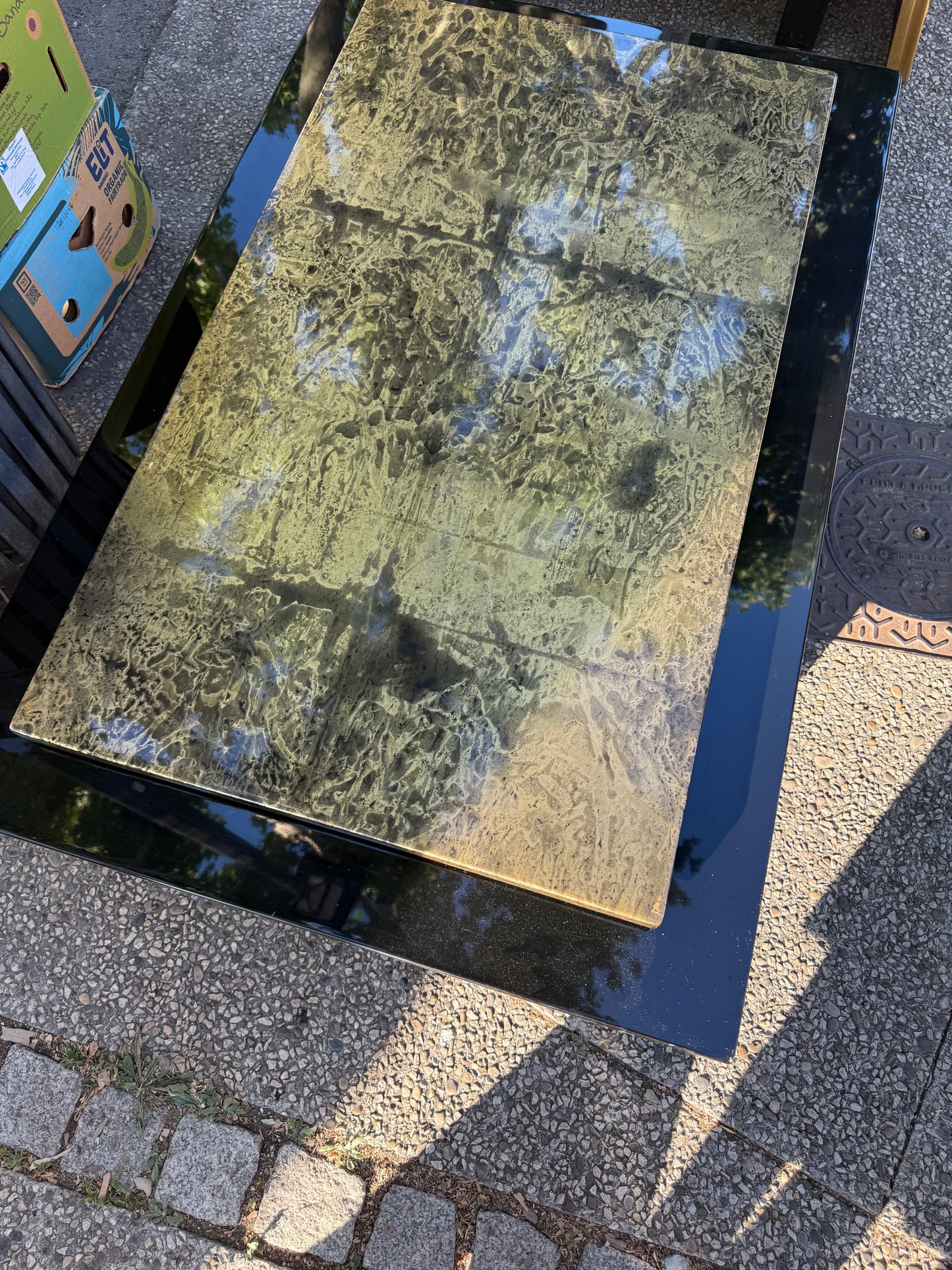 Parisian Lacquered Coffee Table - Midcentury