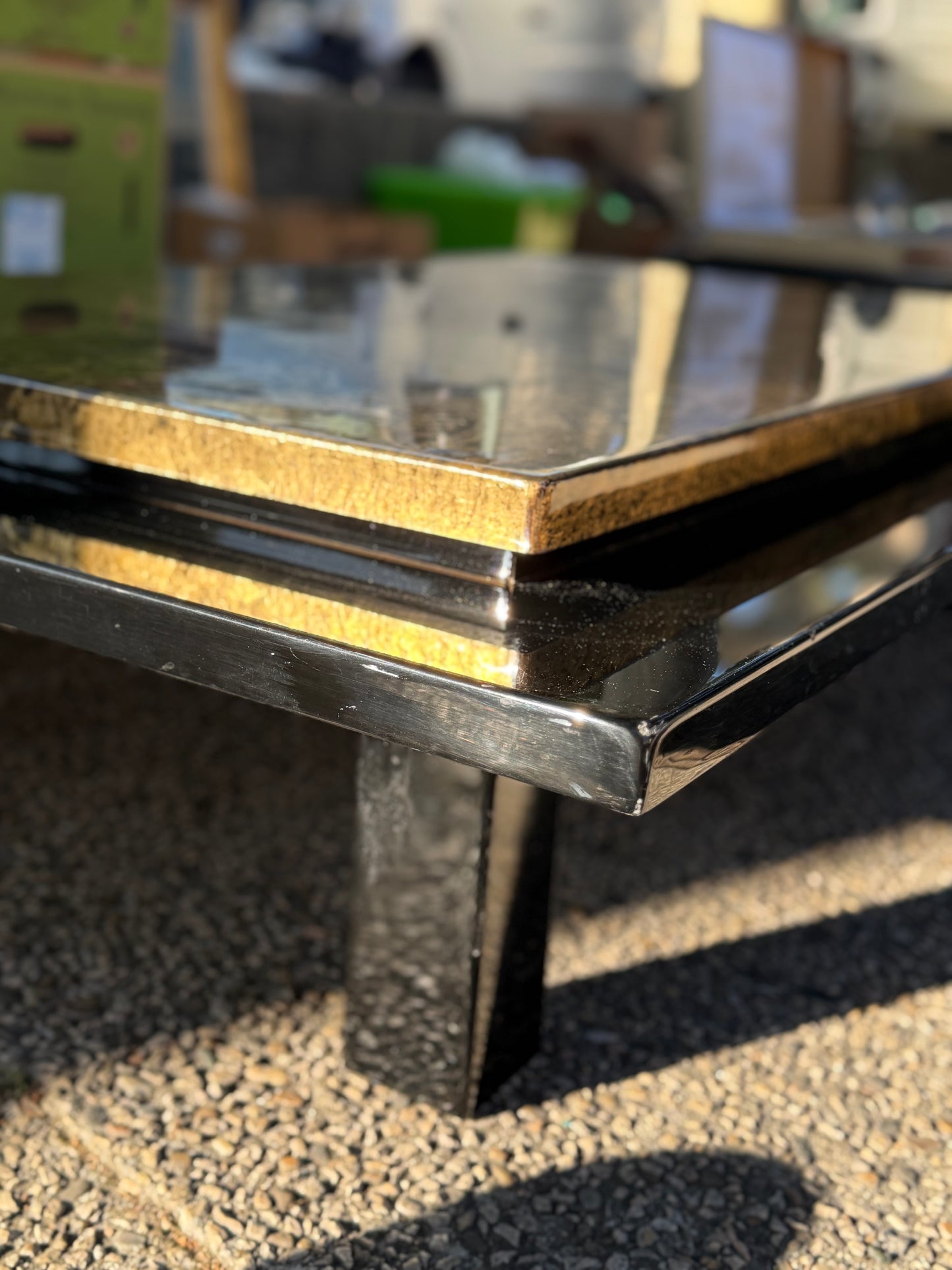 Parisian Lacquered Coffee Table - Midcentury