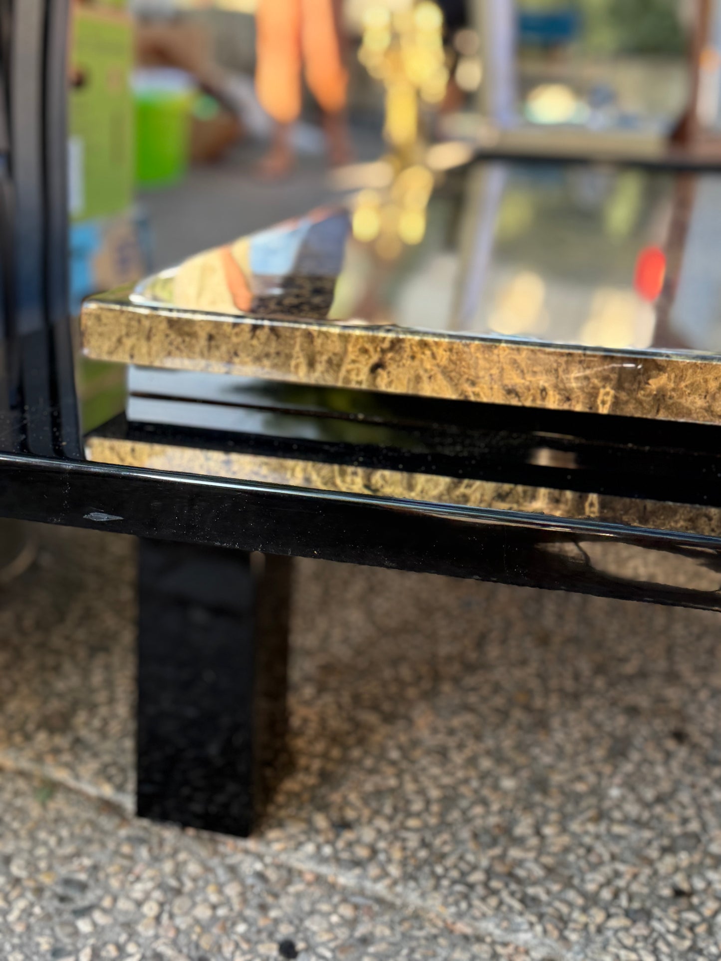 Parisian Lacquered Coffee Table - Midcentury