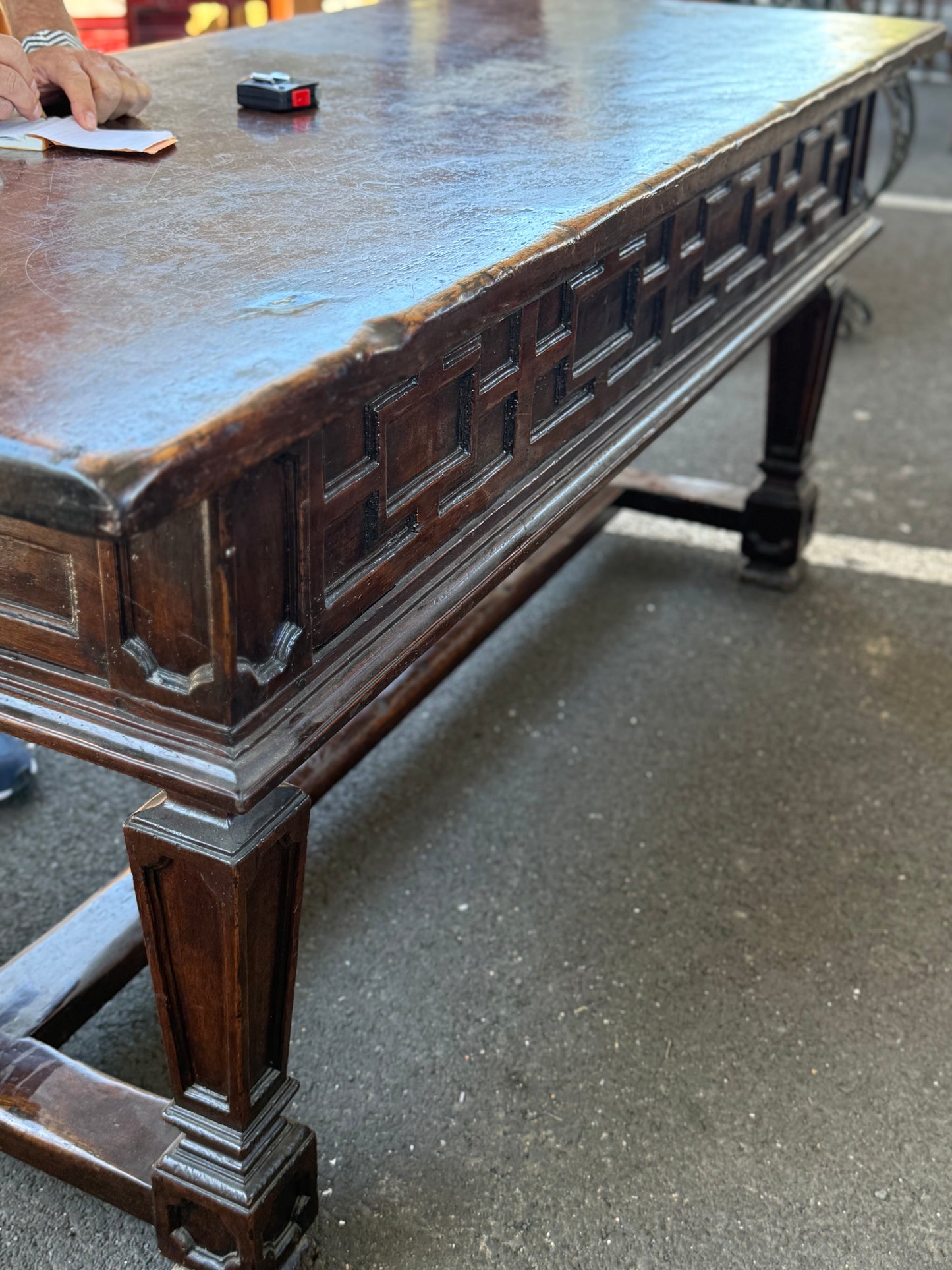 French Walnut Desk - 19th Century