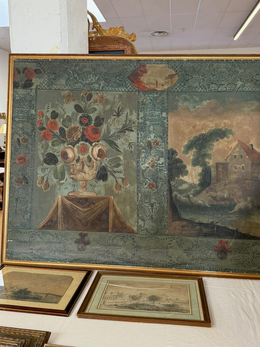 French 18th Century Painted Wall Panels