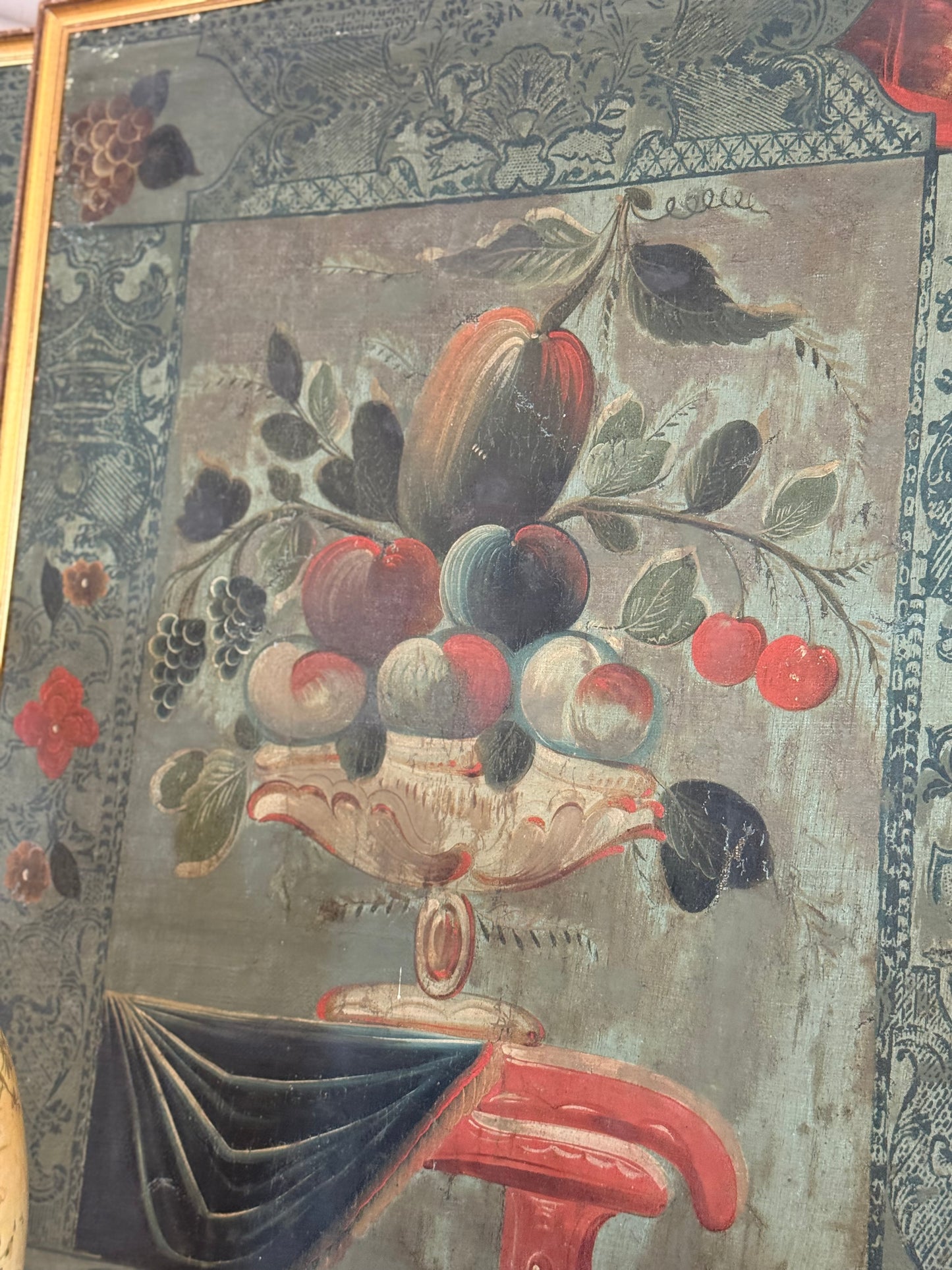 French 18th Century Painted Wall Panels