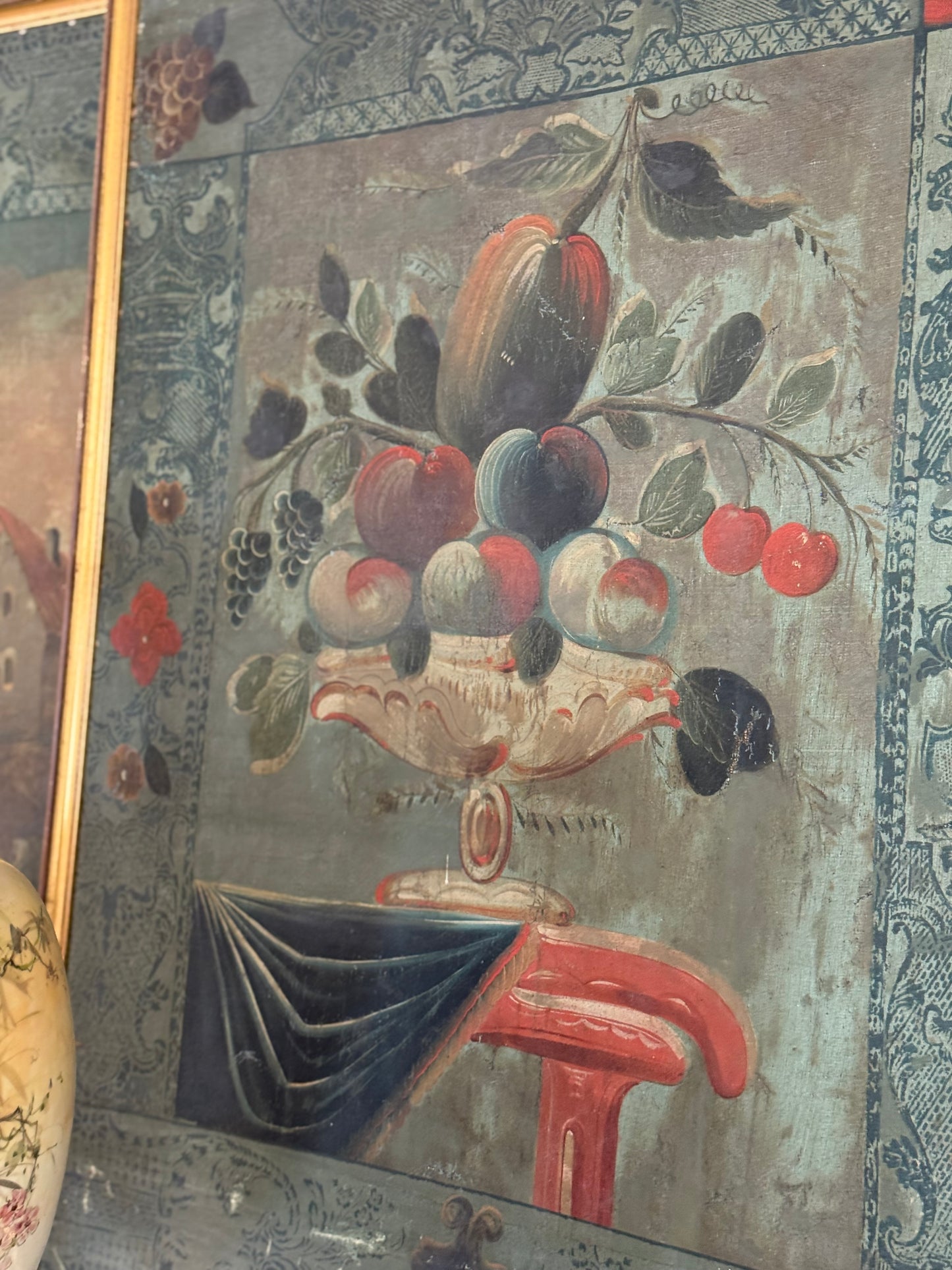 French 18th Century Painted Wall Panels