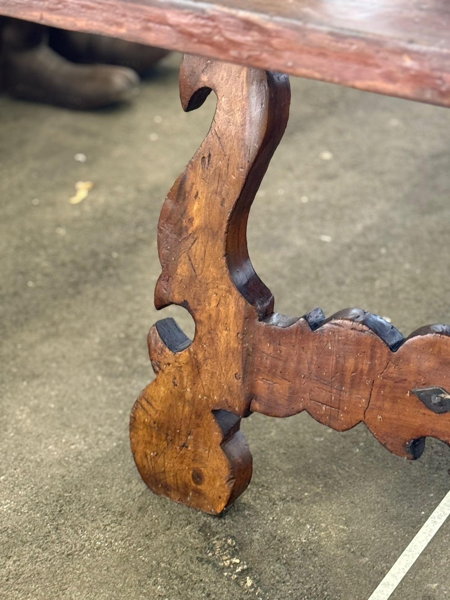 French Walnut Farm Table