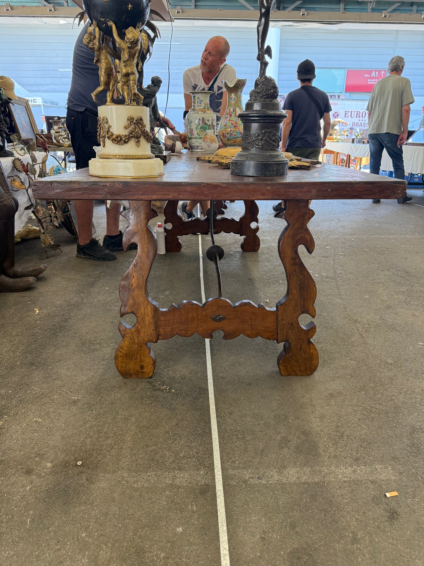 French Walnut Farm Table