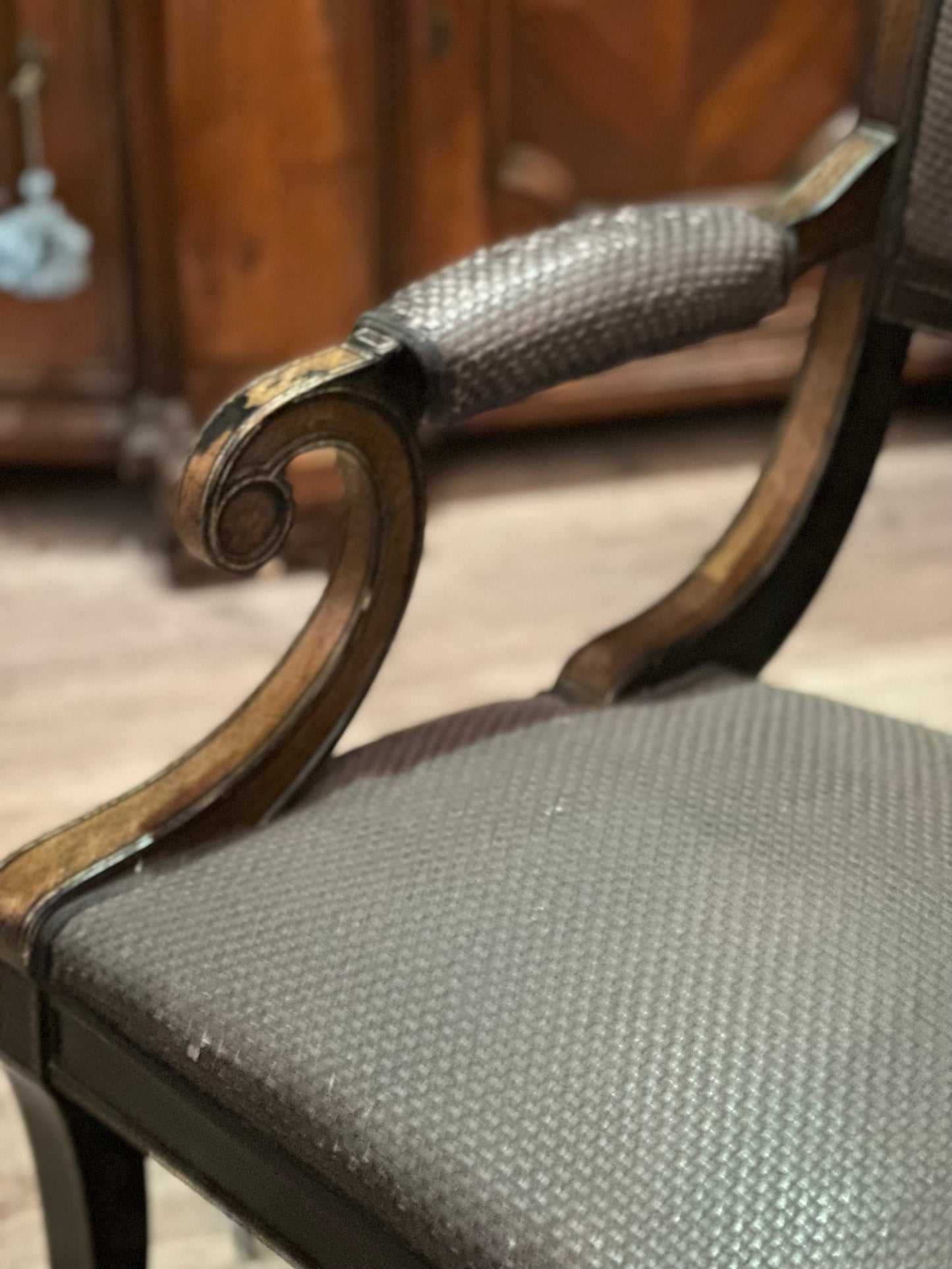 SOLD ** French Empire Dining Chairs c1810 -Set of 6
