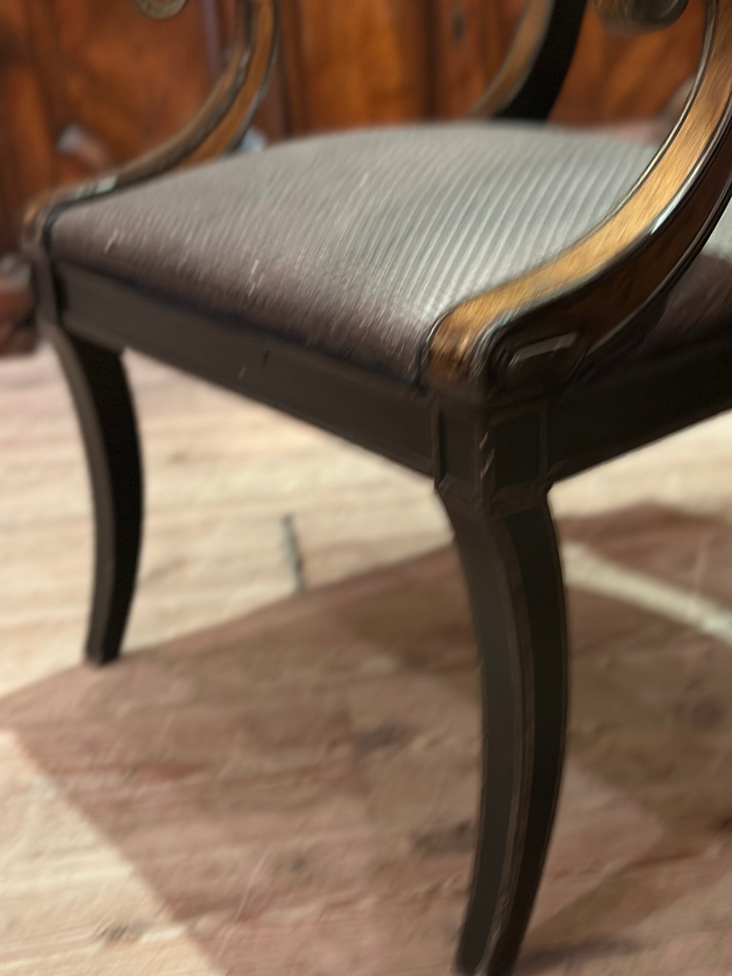 SOLD ** French Empire Dining Chairs c1810 -Set of 6