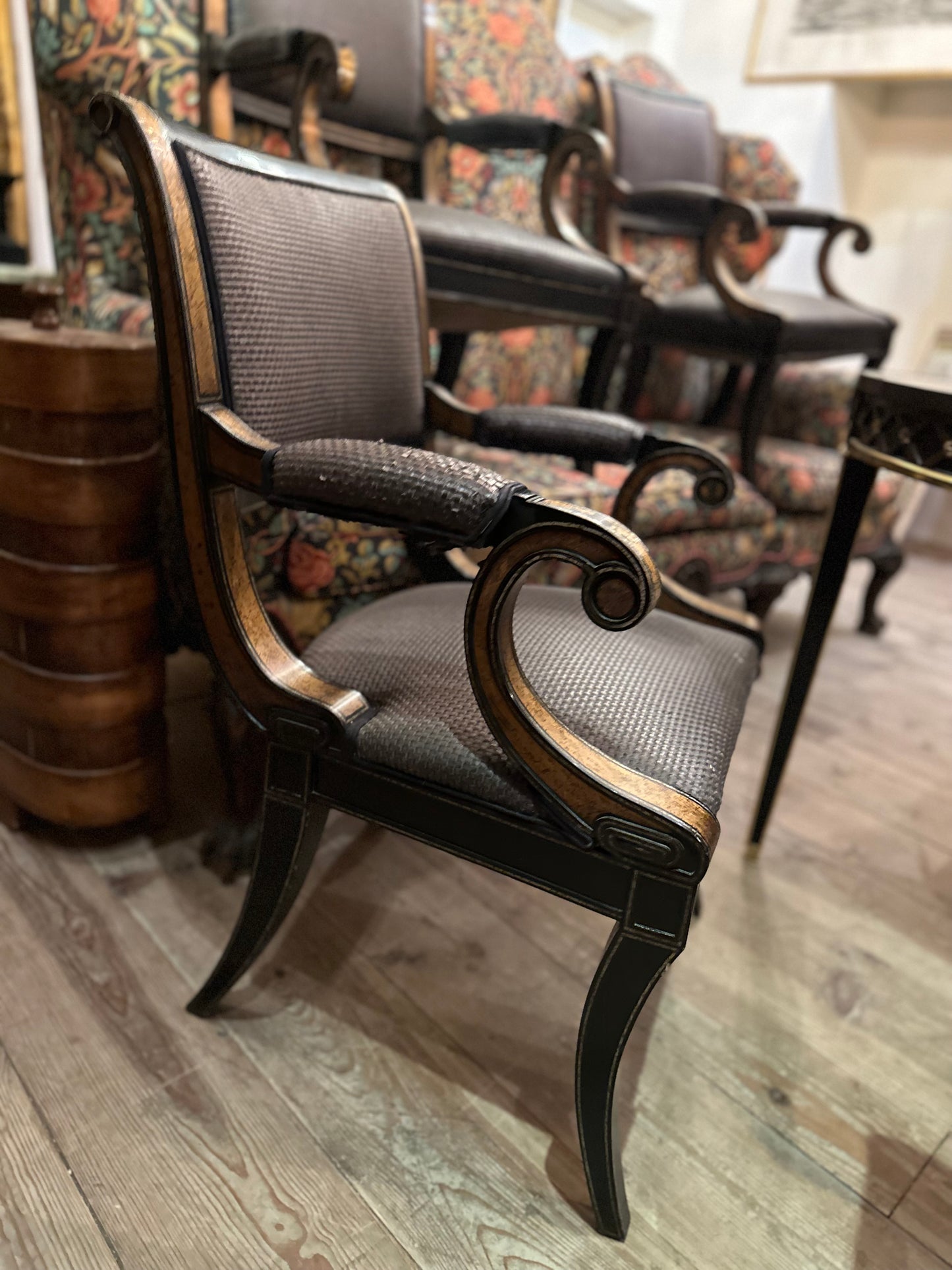 SOLD ** French Empire Dining Chairs c1810 -Set of 6