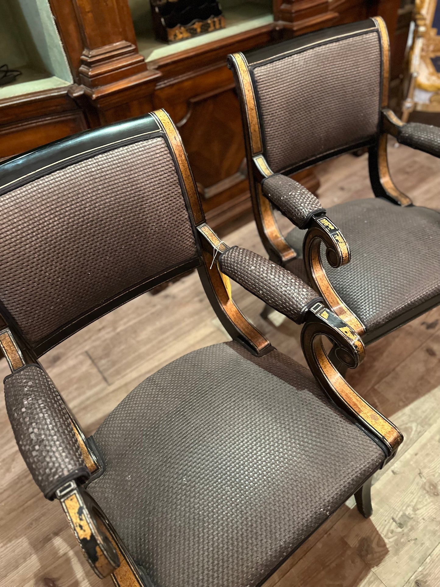 SOLD ** French Empire Dining Chairs c1810 -Set of 6