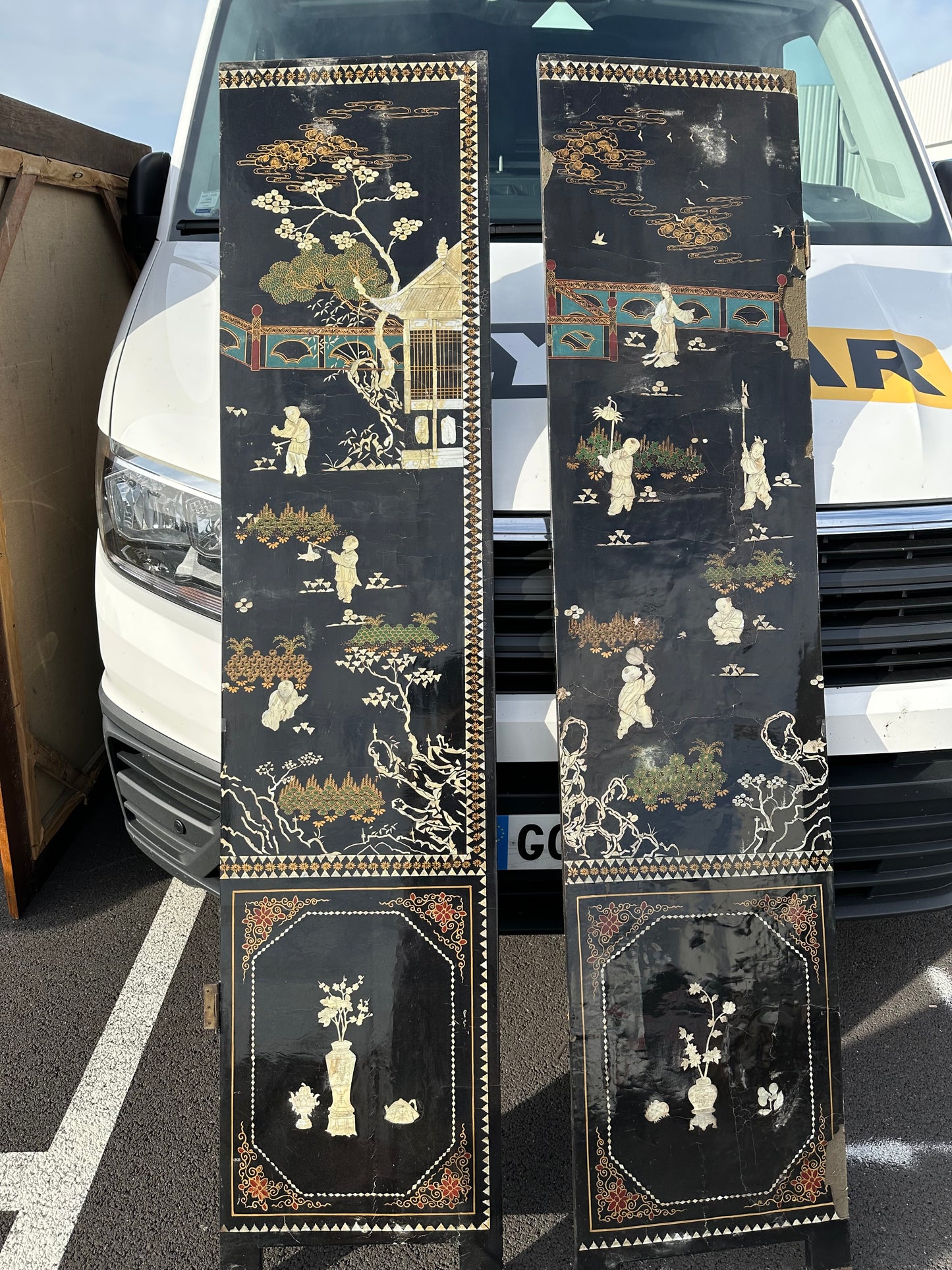 SOLD ** Asian Screen - 6 Panel