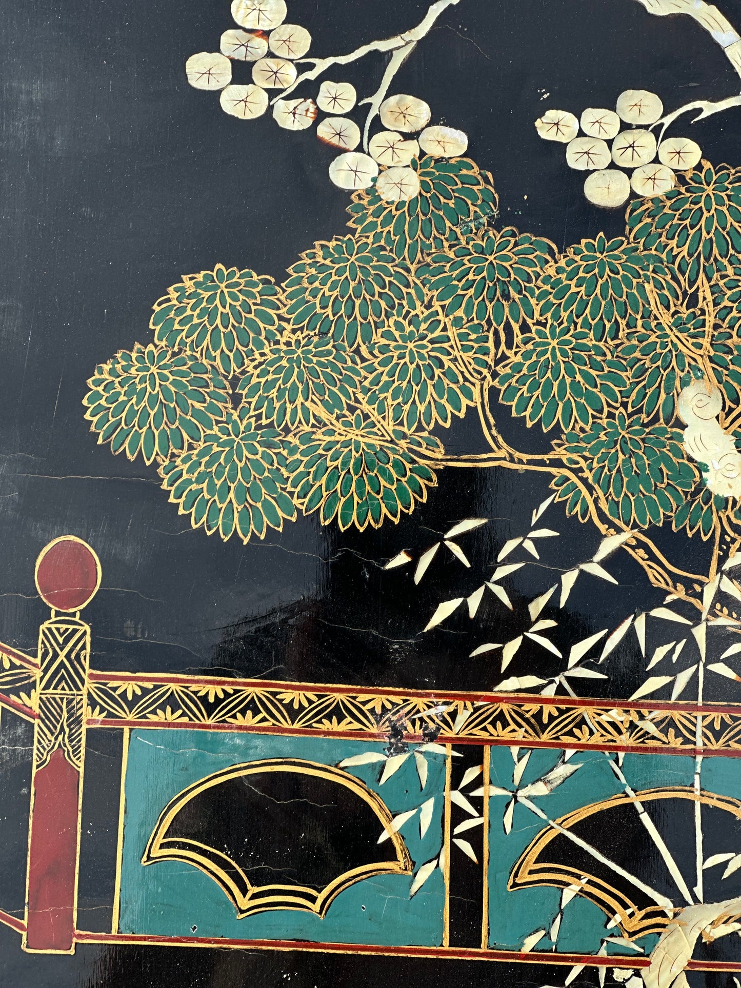 SOLD ** Asian Screen - 6 Panel