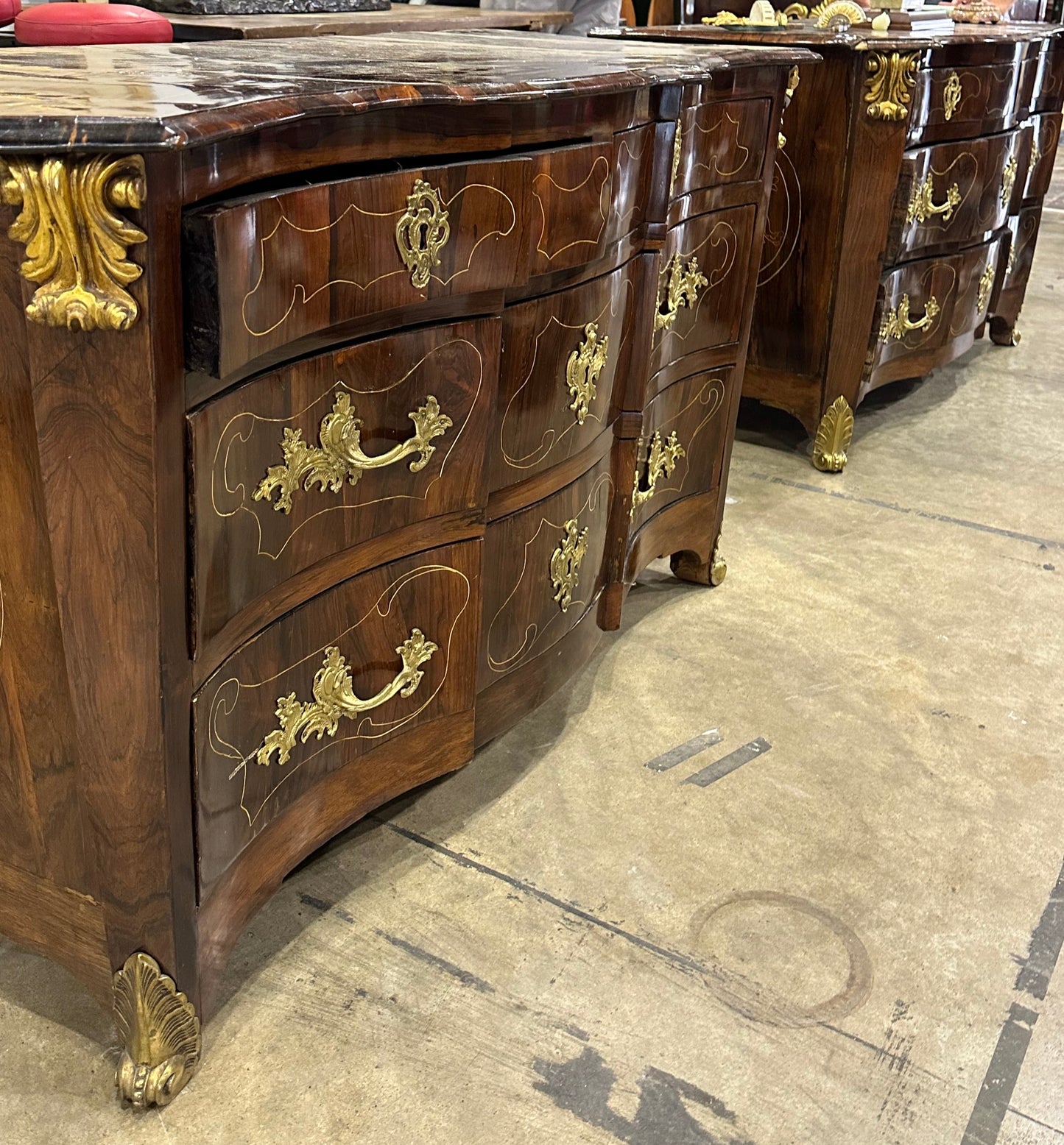 Portuguese Mahogany Chest - c1860