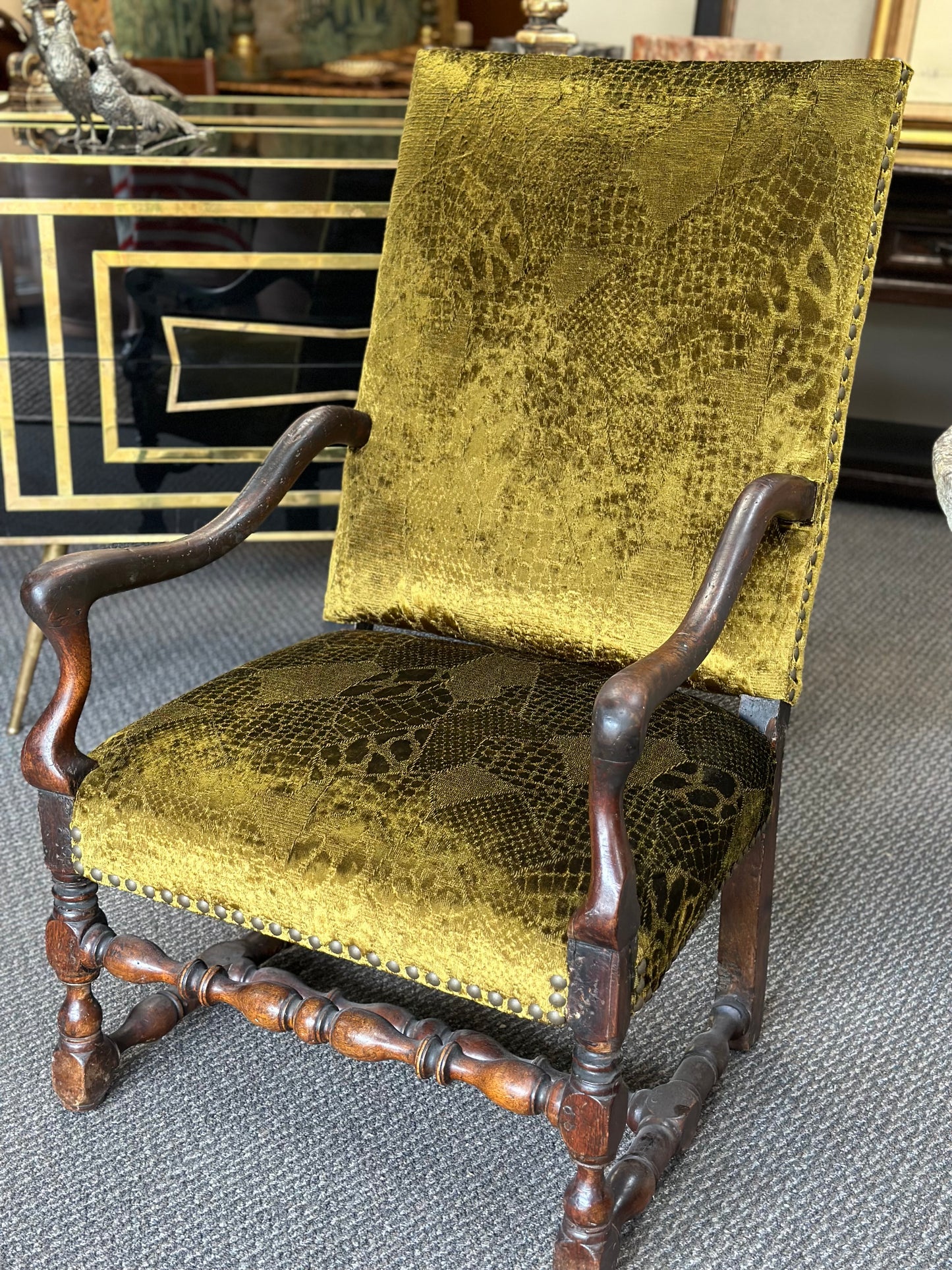 Os de Mouton Walnut Chair France c1800 - Single
