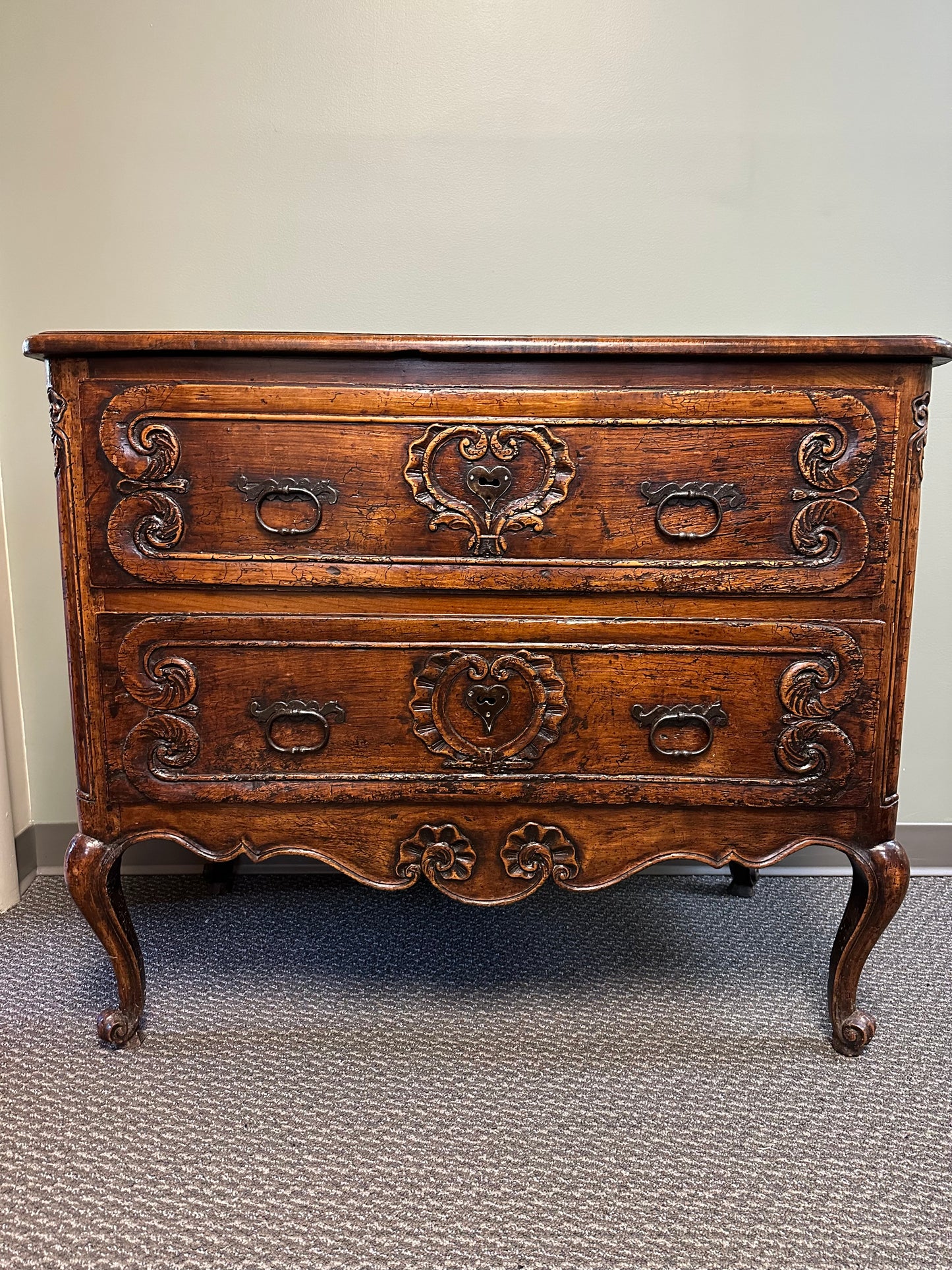 French Walnut Commode c1840