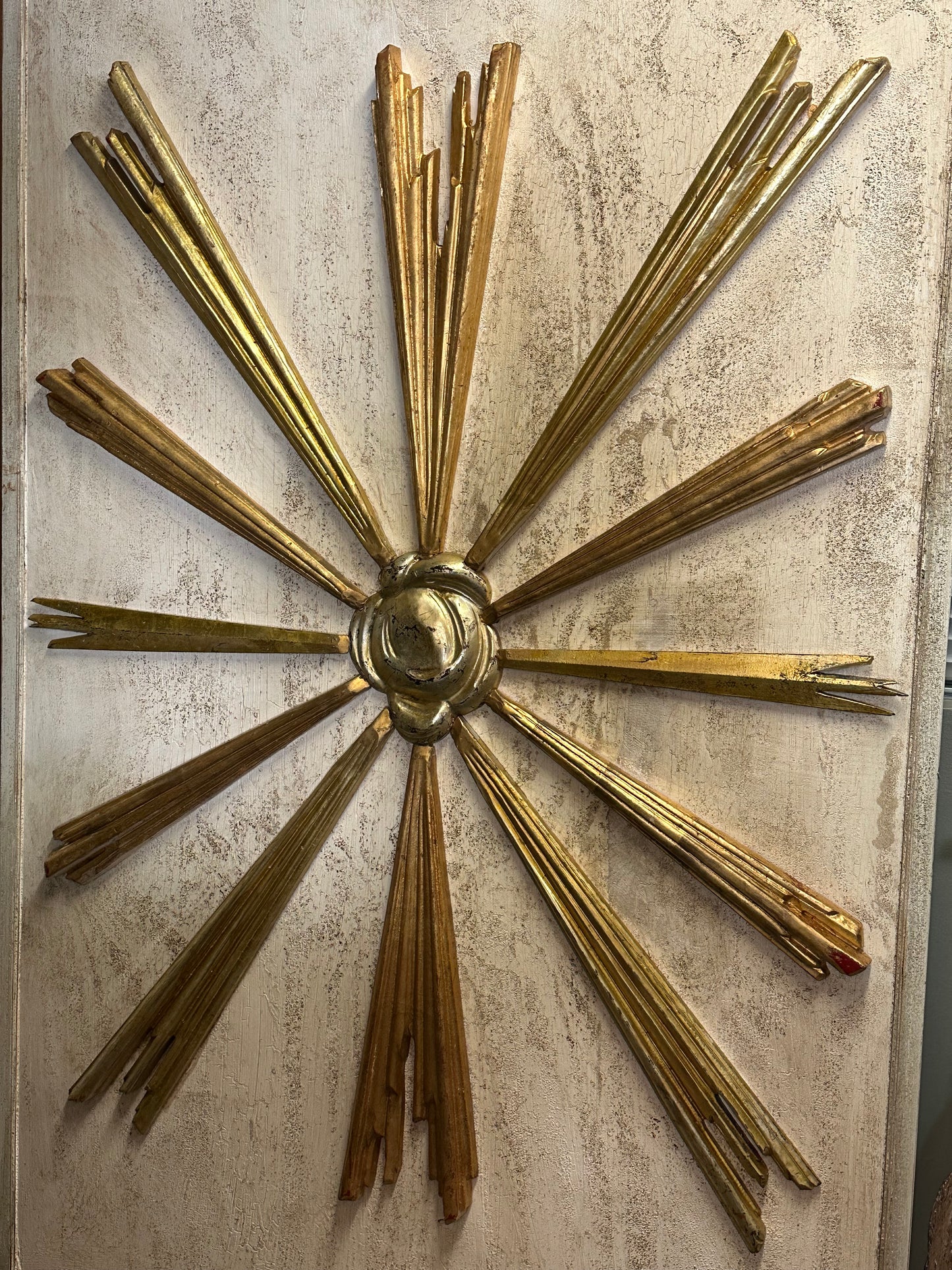 Italian Sunburst Plaque - New With Old Parts - EACH