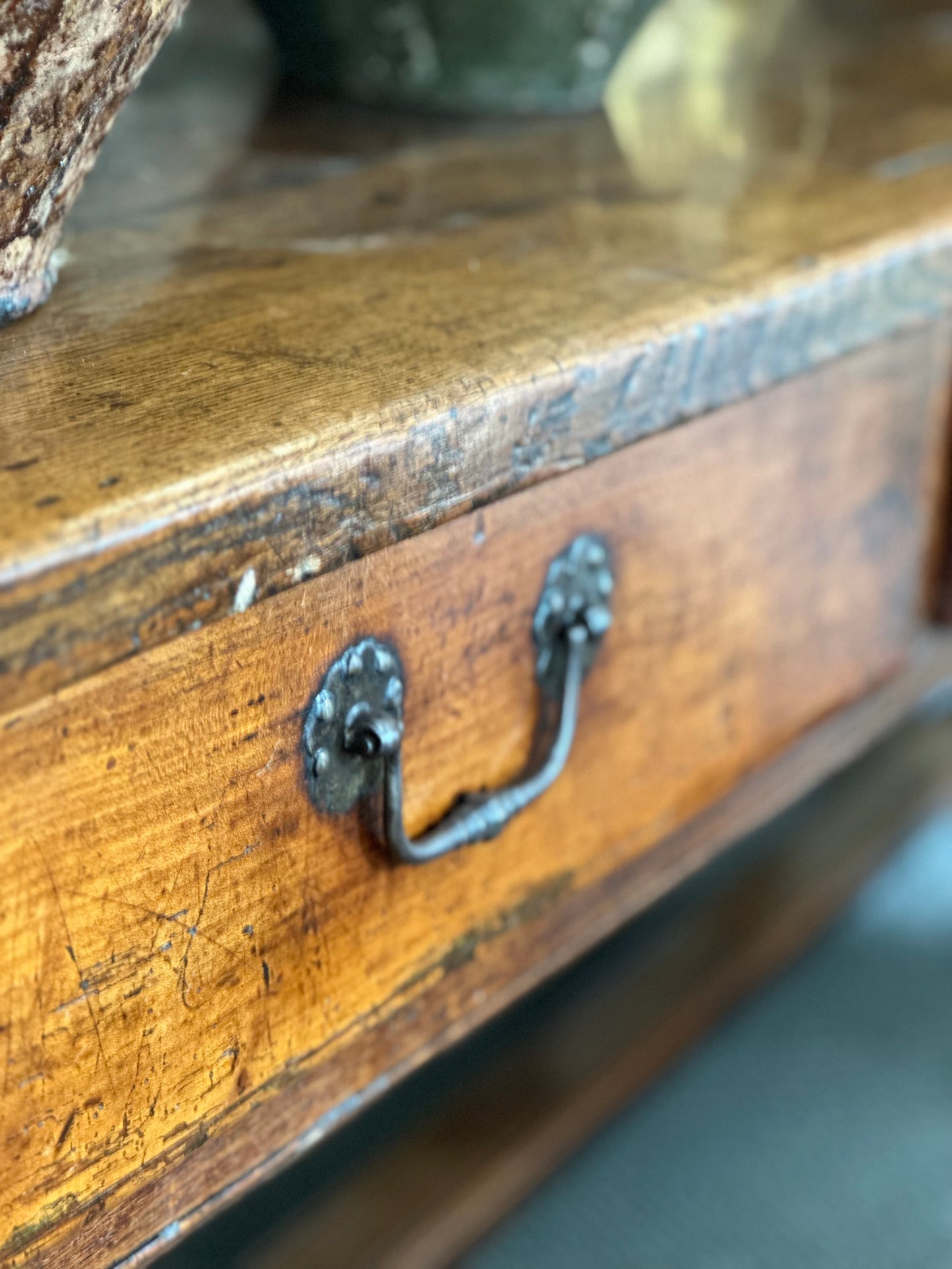 French Walnut Refectory Table - Early 1800s