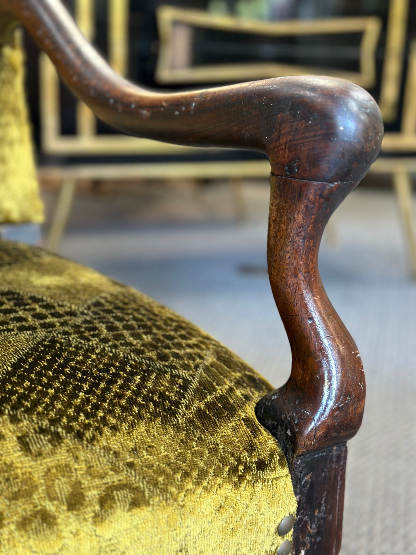 Os de Mouton Walnut Chair France c1800 - Single