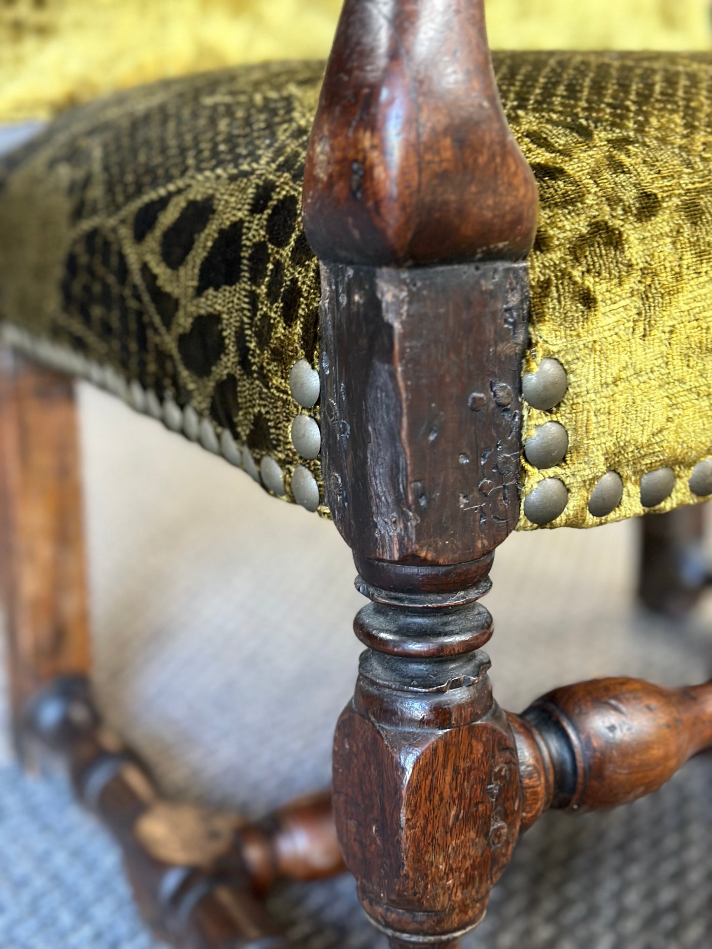 Os de Mouton Walnut Chair France c1800 - Single