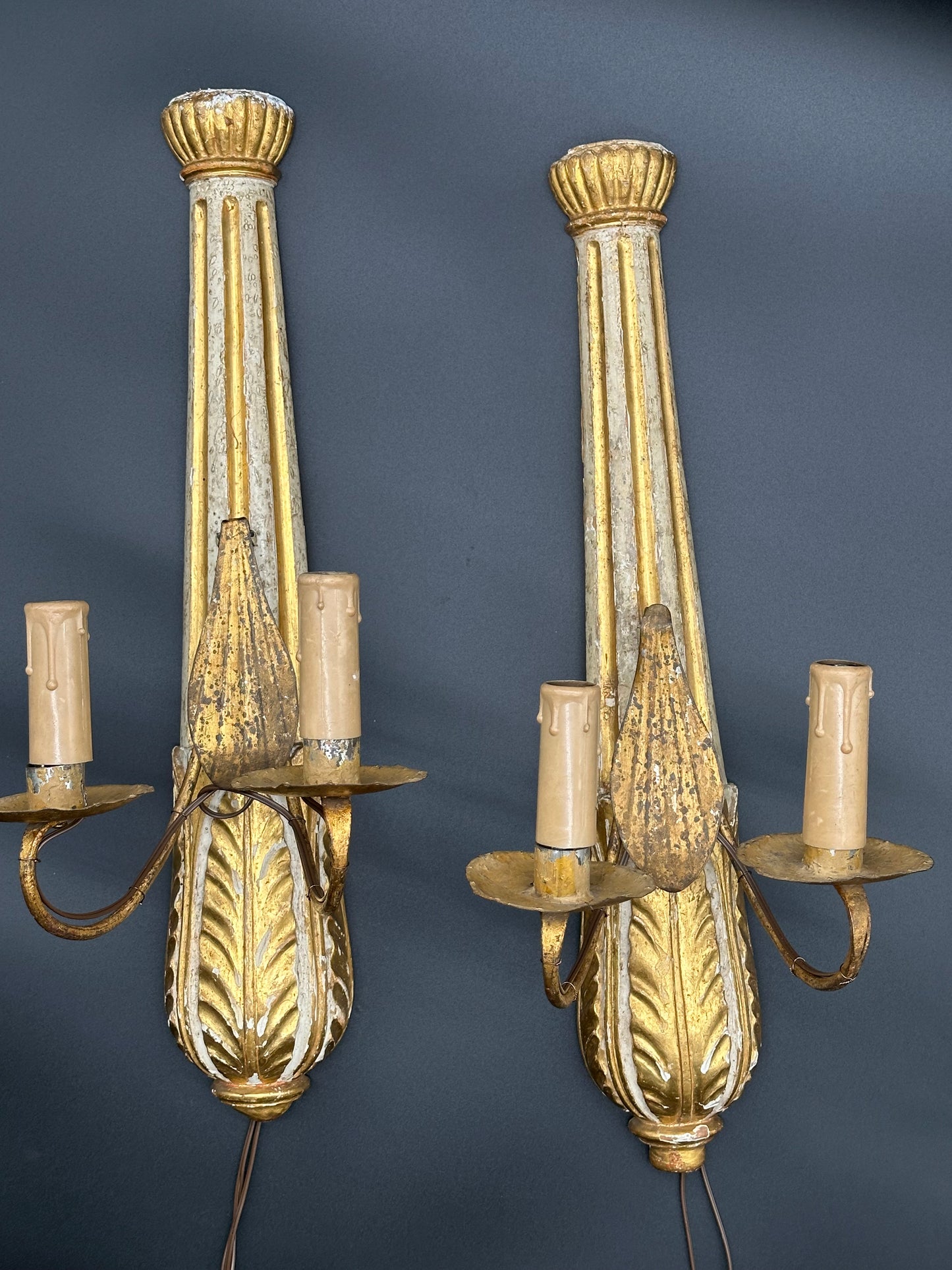 French Gilt Sconces c1860