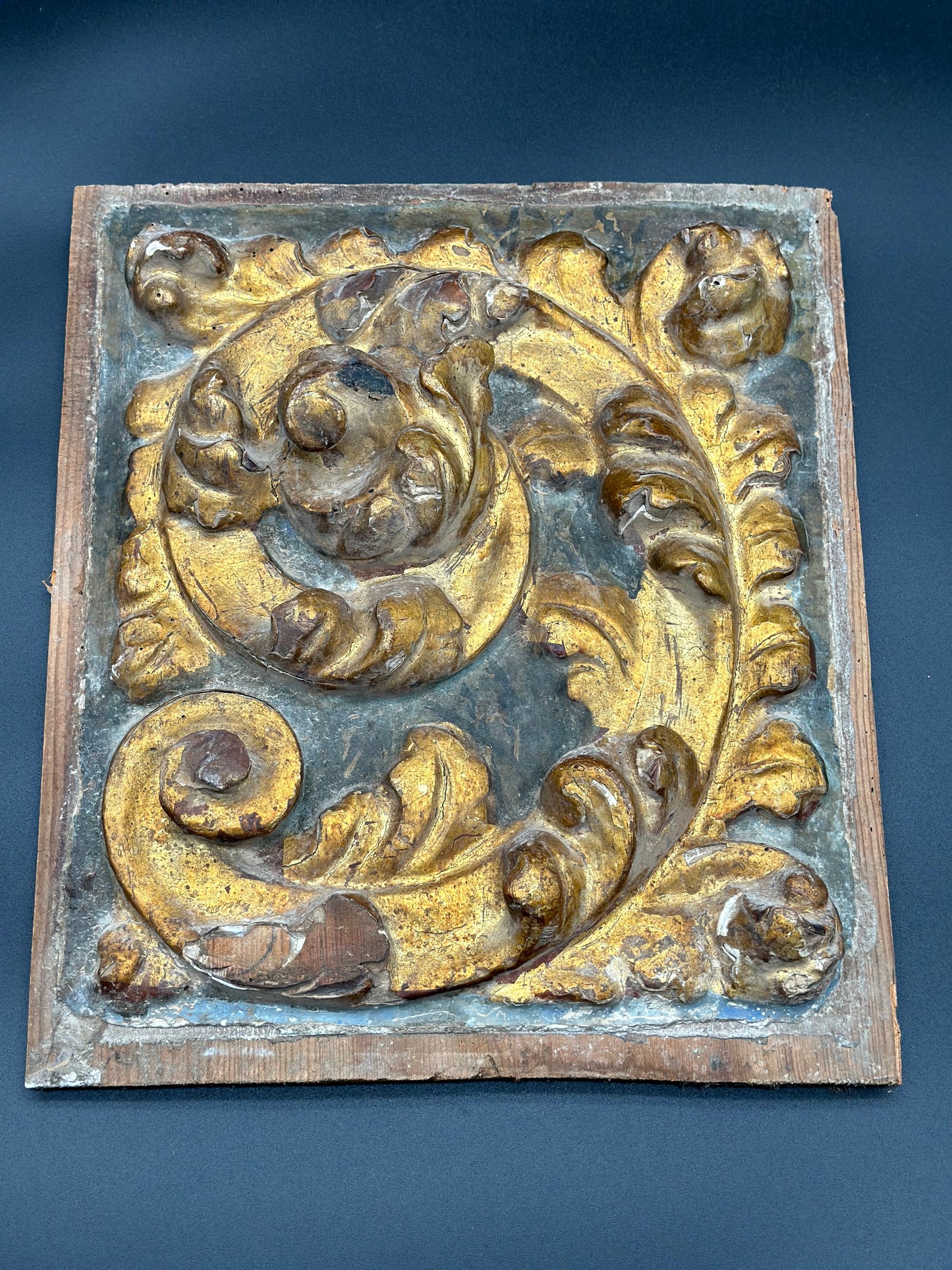 Italian Gilt Carved Plaque