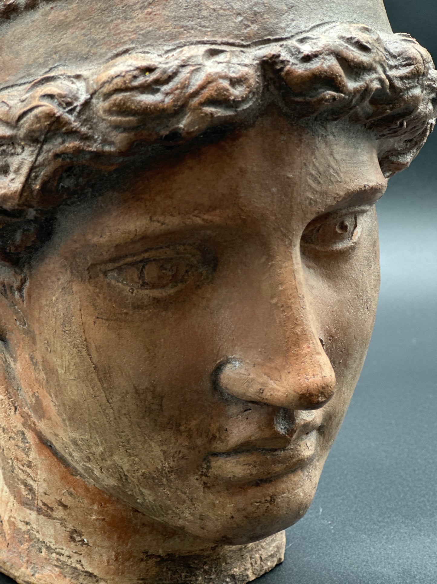 Roman Terra Cotta Head c1800