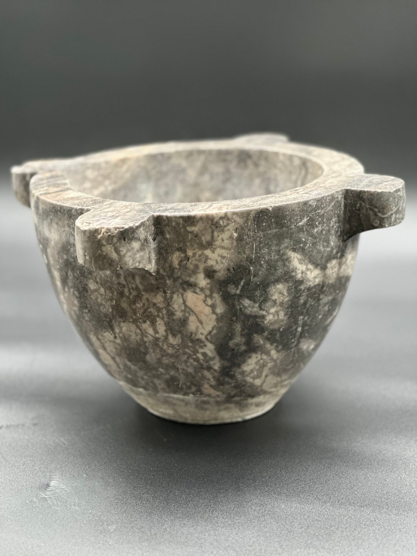 Italian Marble Mortar - Gray