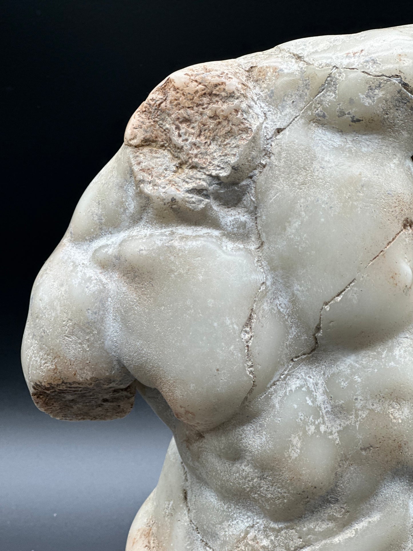 Marble Bust On Stand - Italian