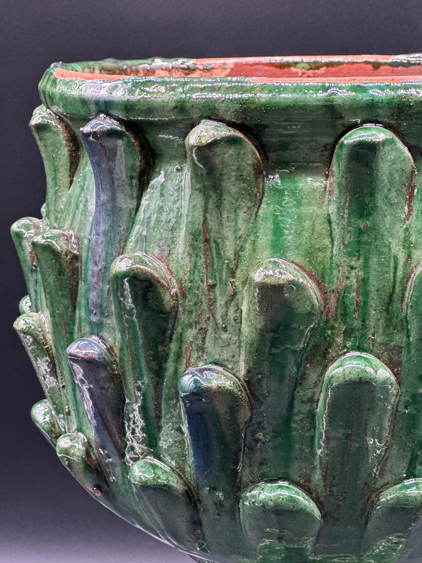 Italian Green Pottery - Florence, Italy c1880