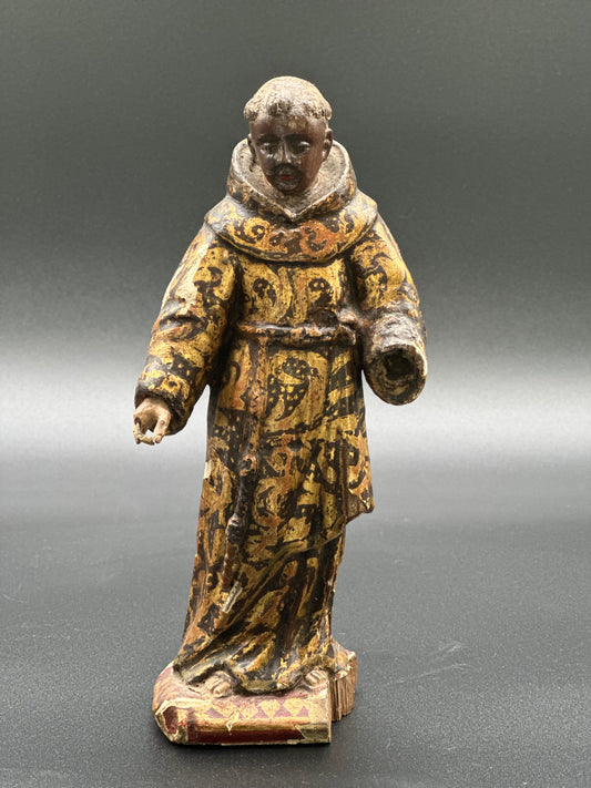 Carved Wood and Gilt Saint - 18th Century