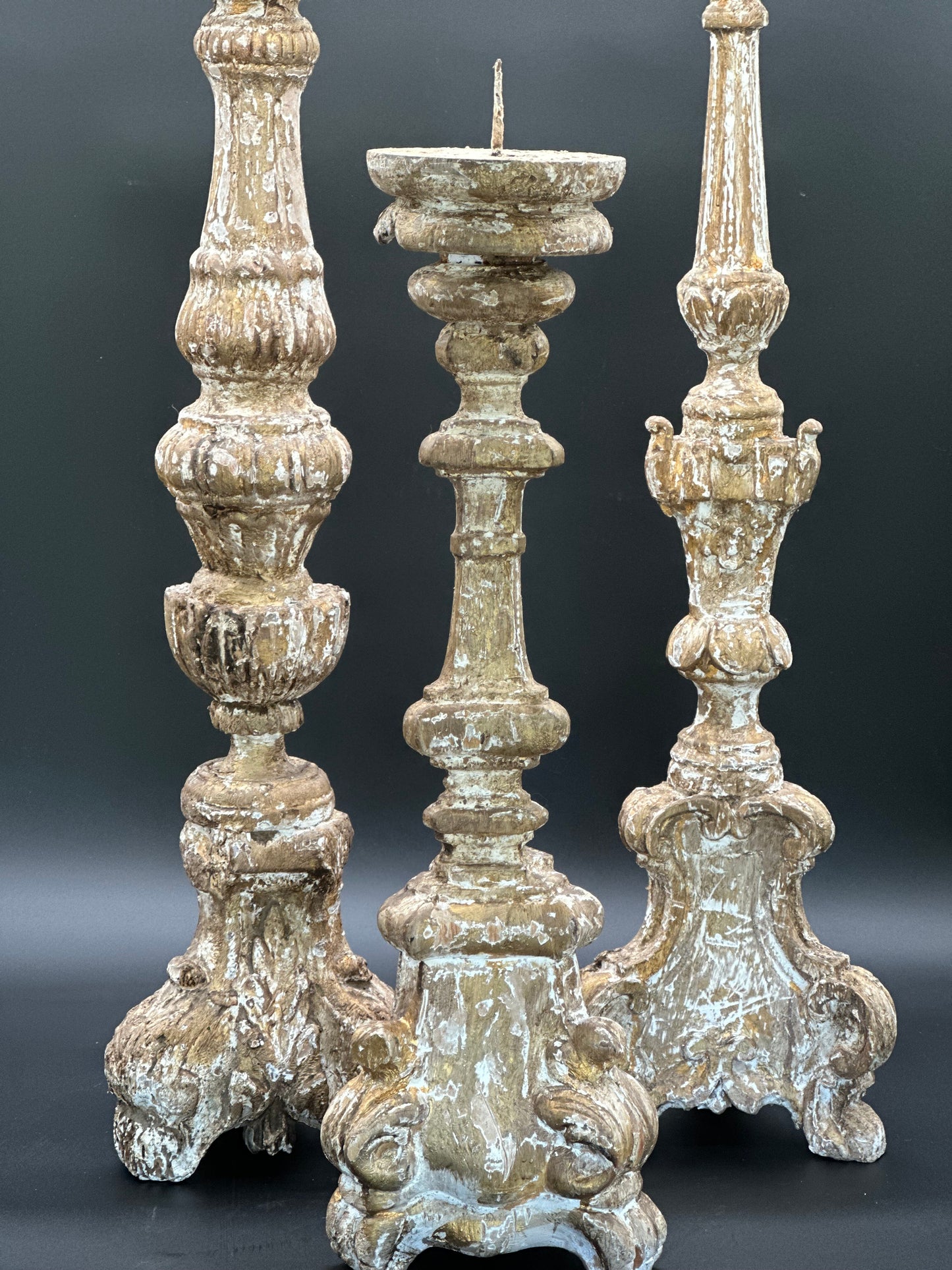 Italian Baroque Candlestick c1780