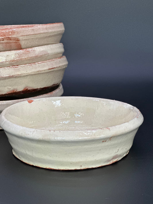 French Pottery Cream  - Plat a Gratin Small