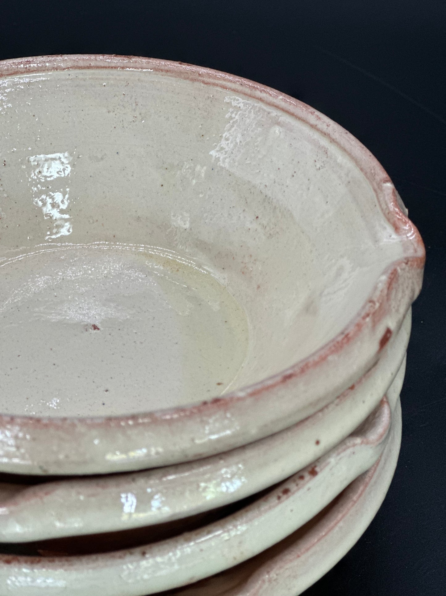 French Pottery Cream - Cassole Bowl Small