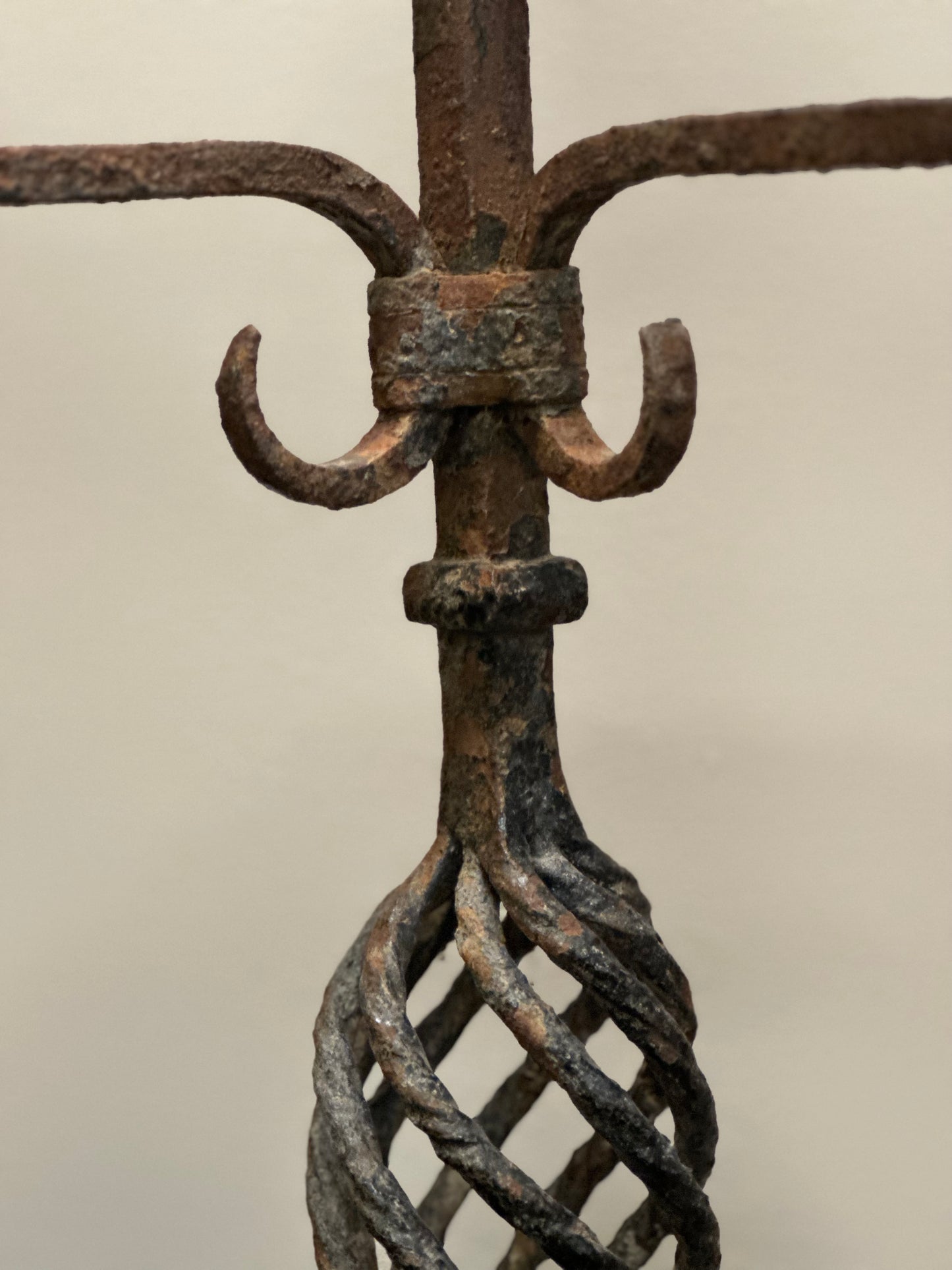 Iron Floor Candelabra