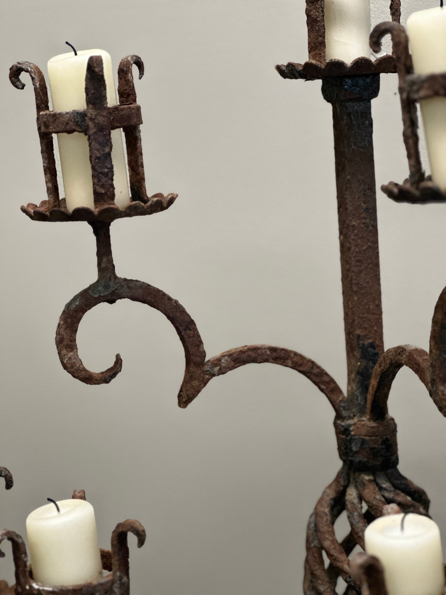 Iron Floor Candelabra