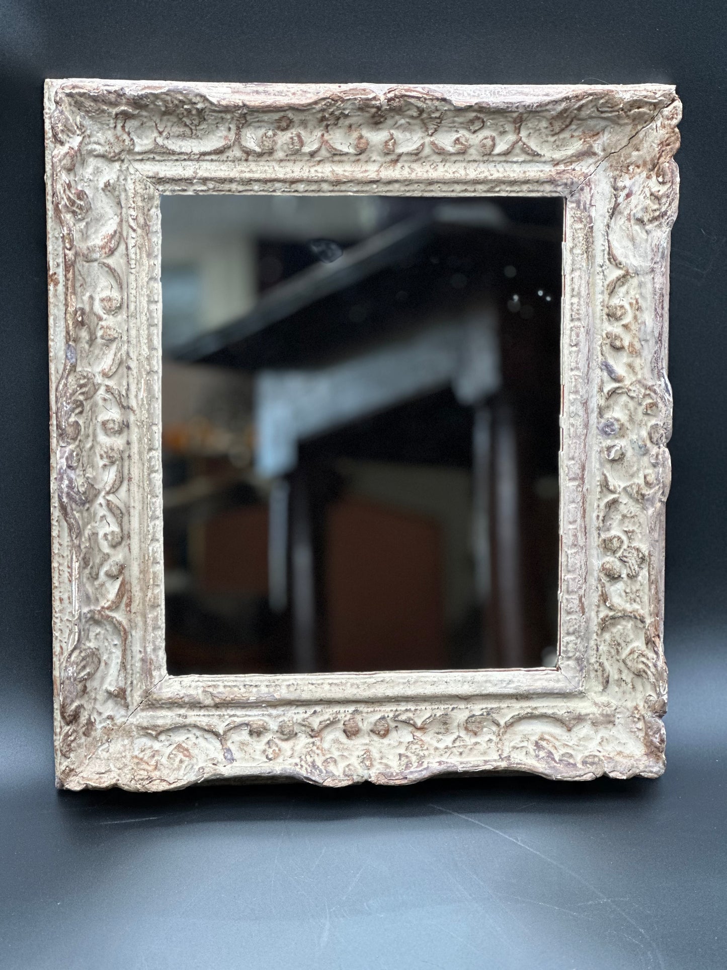 French Carved Montparnasse Mirror c1900