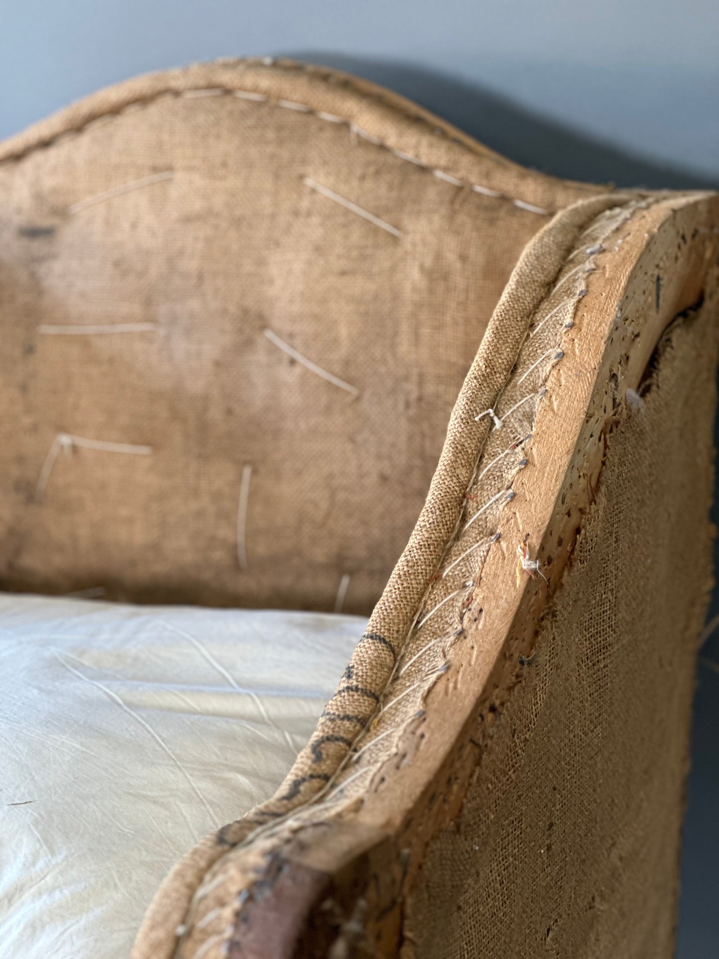 Italian Armchairs In Muslin -18th Century