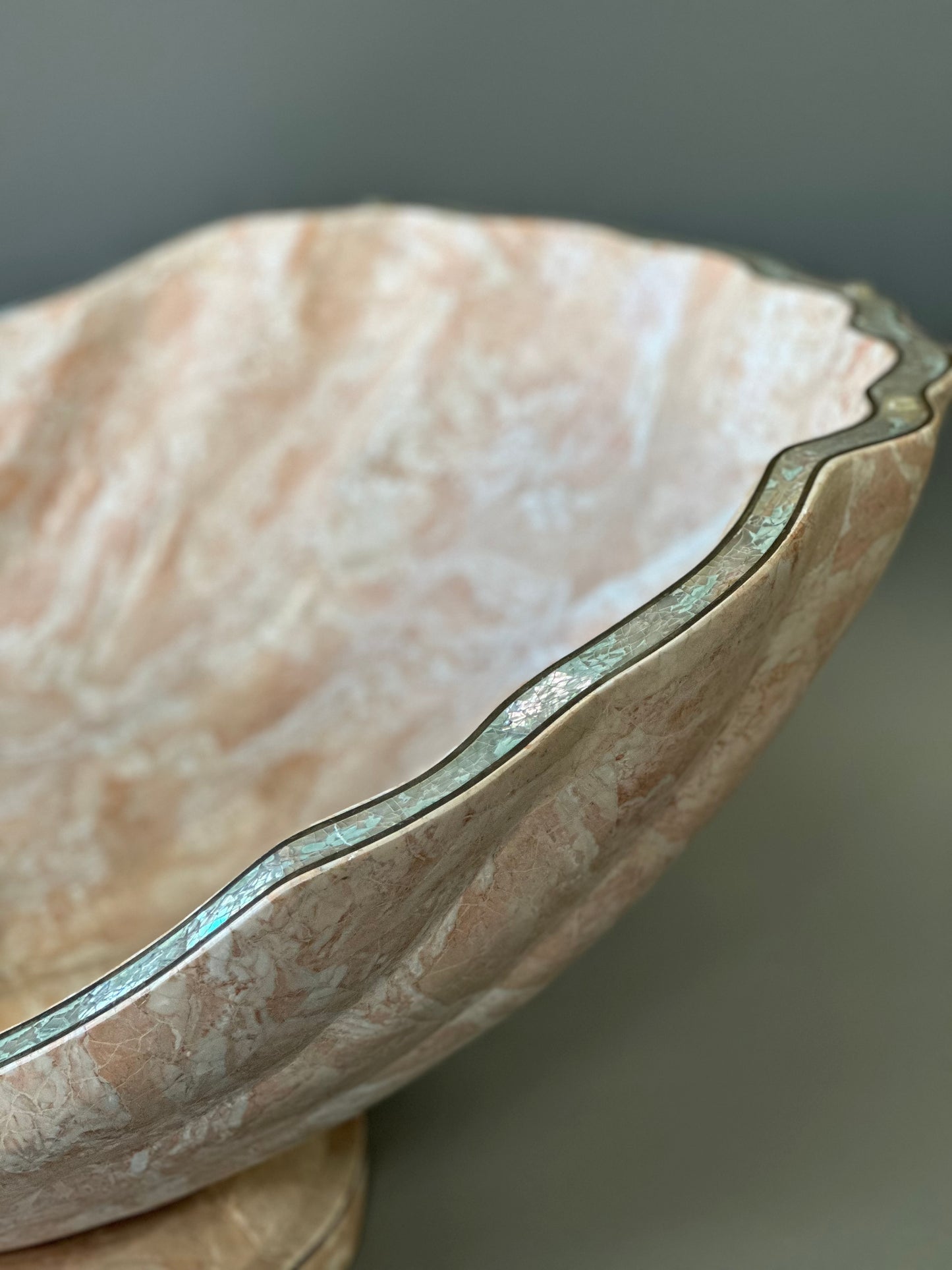 SOLD **Mother of Pearl Shell Bowl - Paris