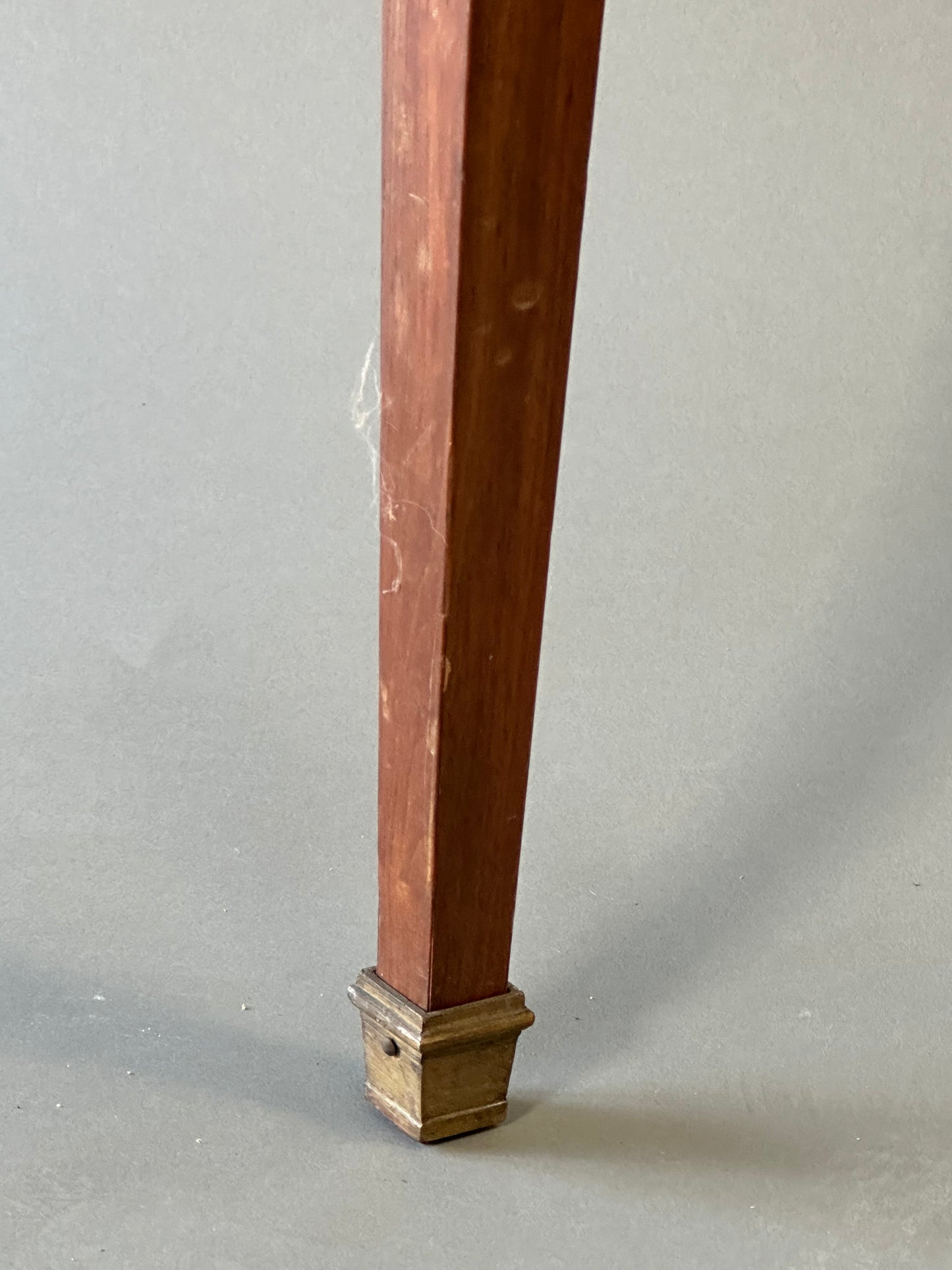 Italian Mahogany Satin Inlay Game Table c1920s