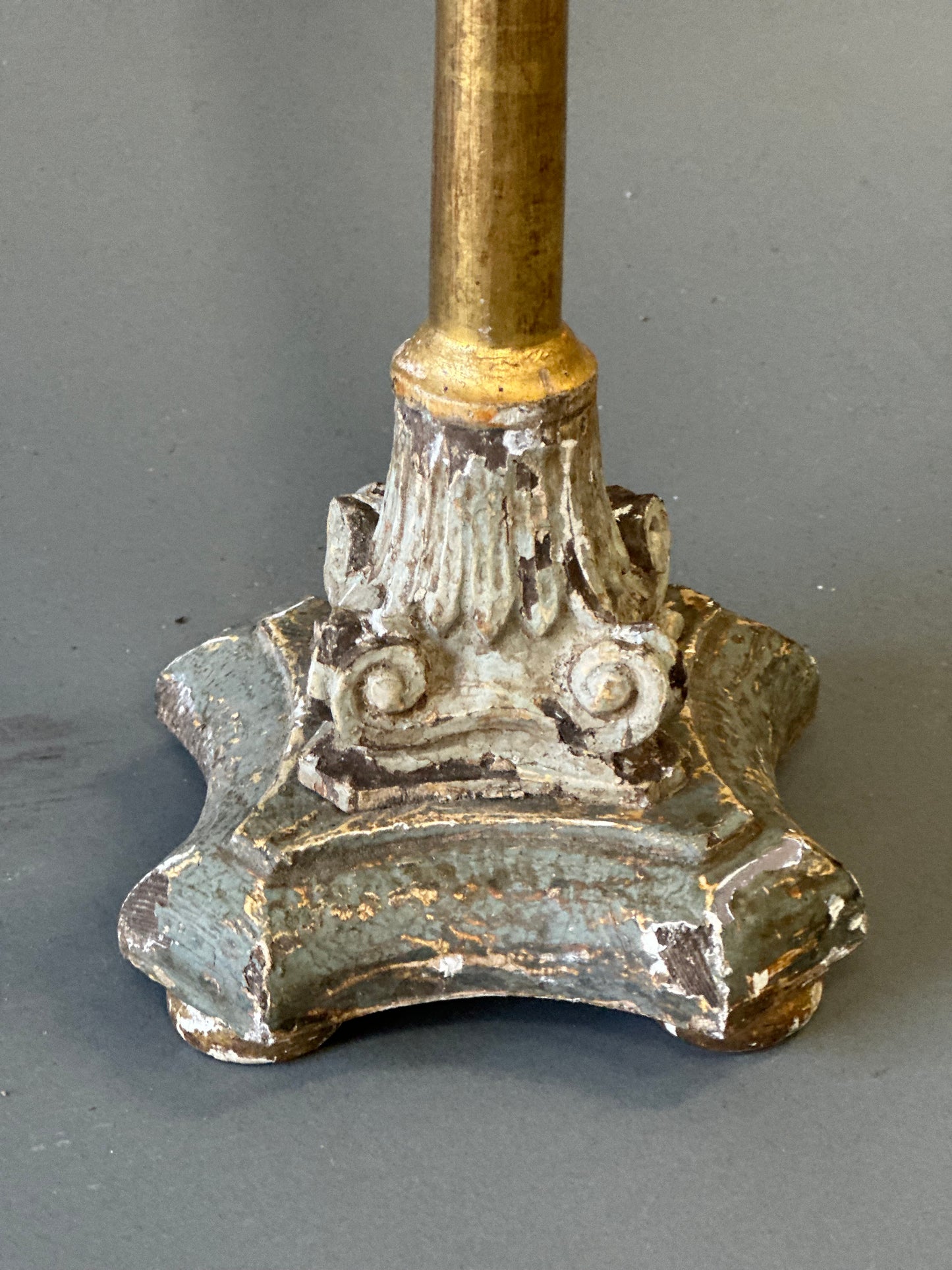Italian Carved Parrot on Green Stand