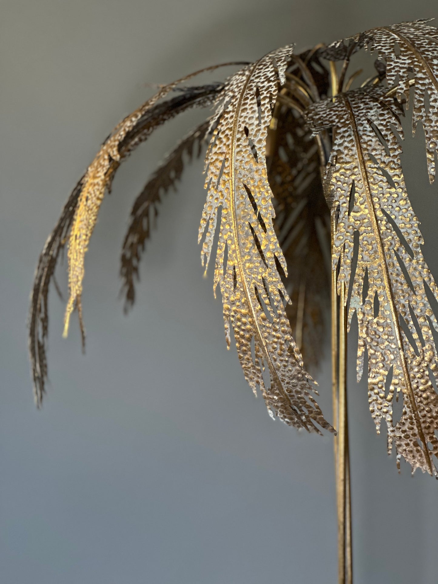 HOLD **Palm Floor Lamp - French Midcentury