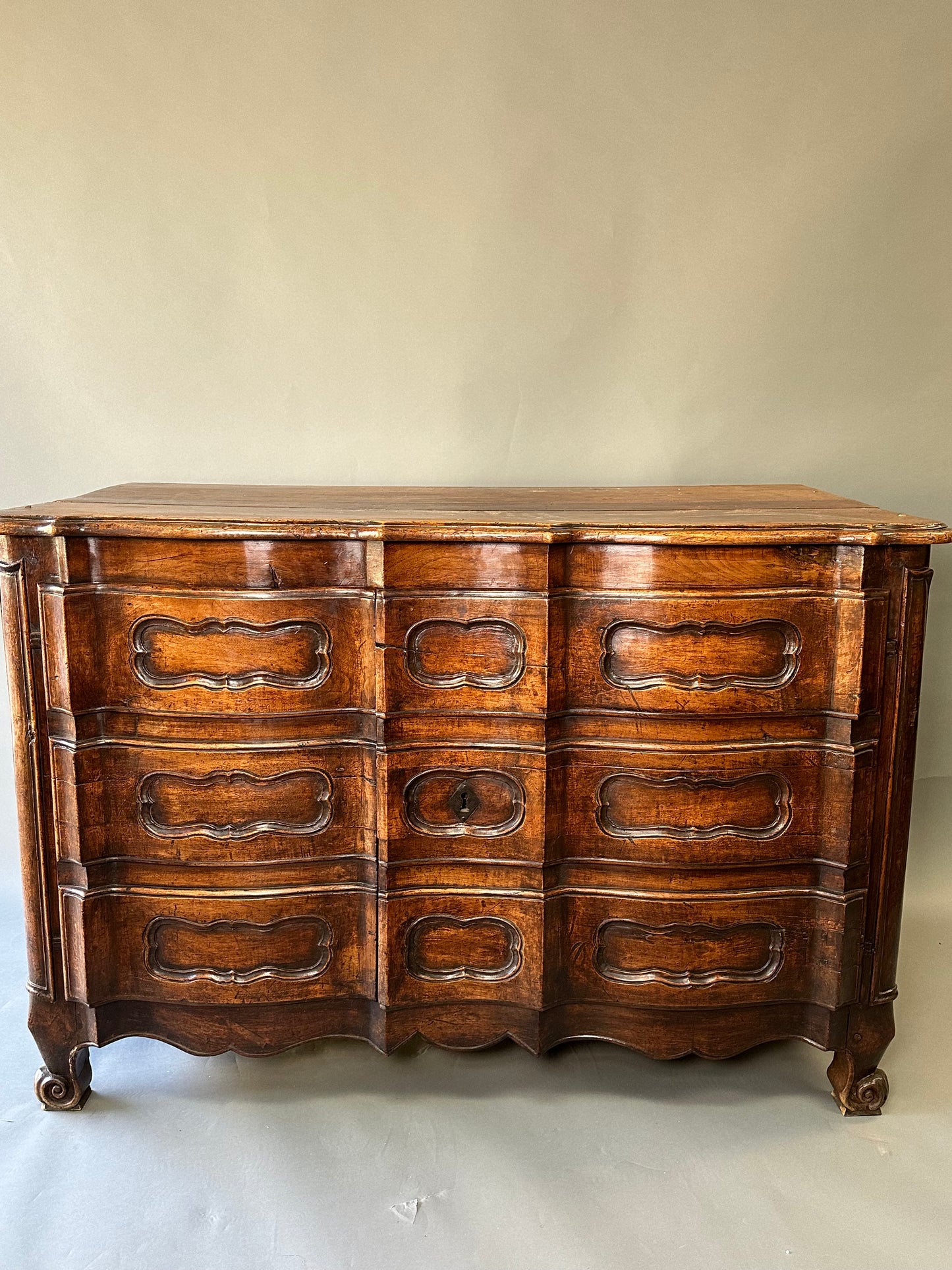 French Walnut Cabinet c1780