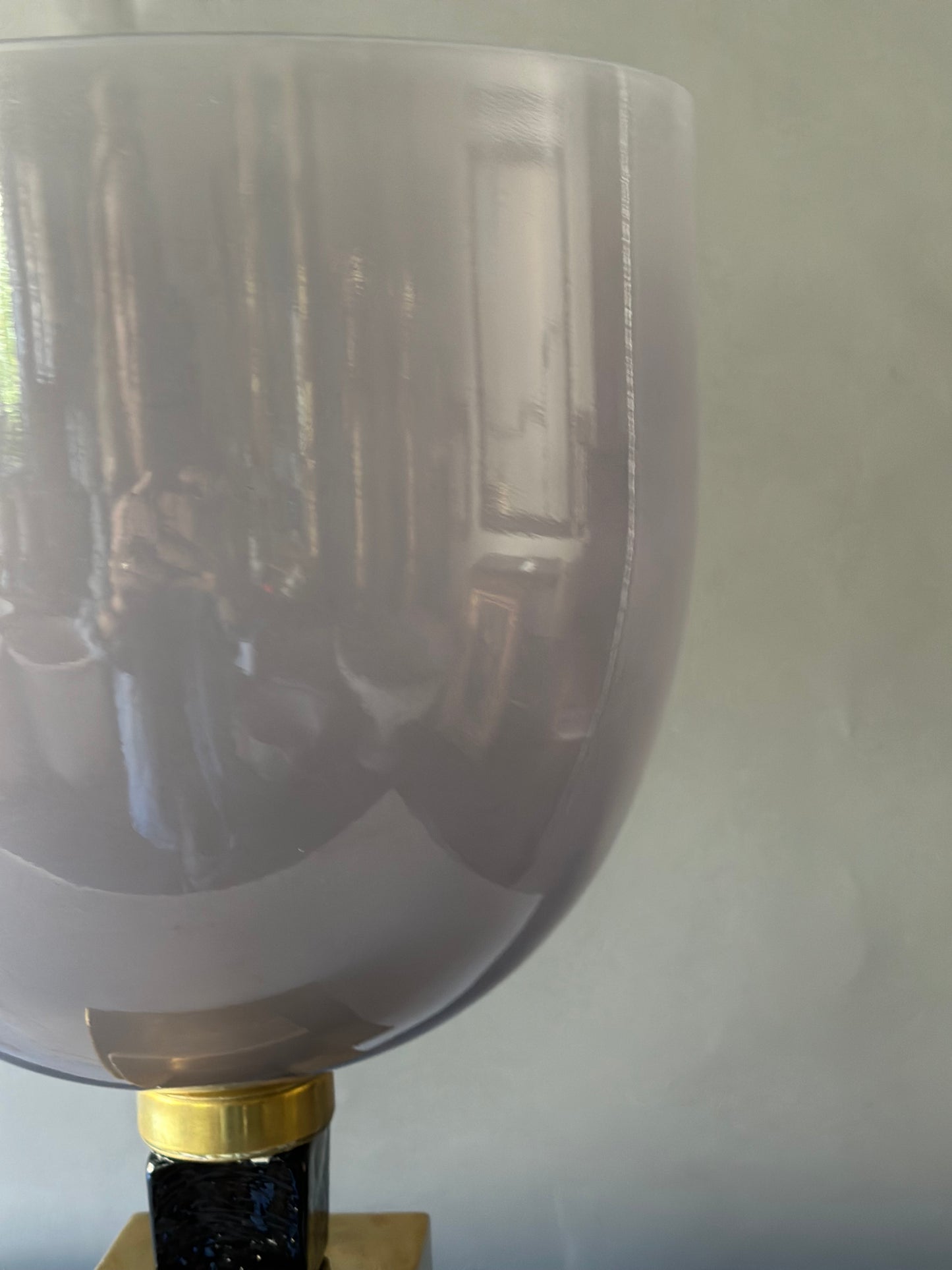 Murano Glass Lamps - Gray