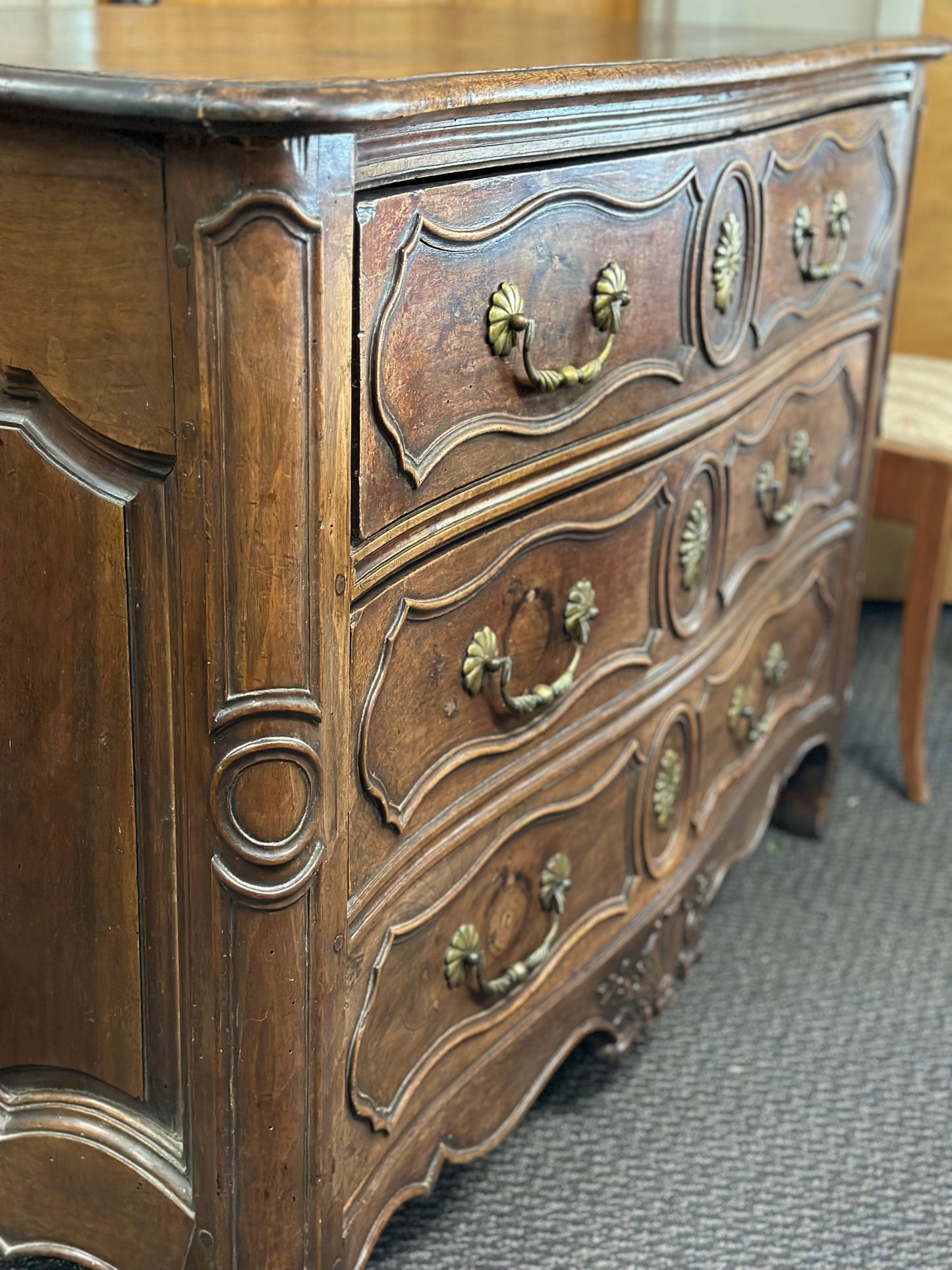 French Oak Chest 19th Century