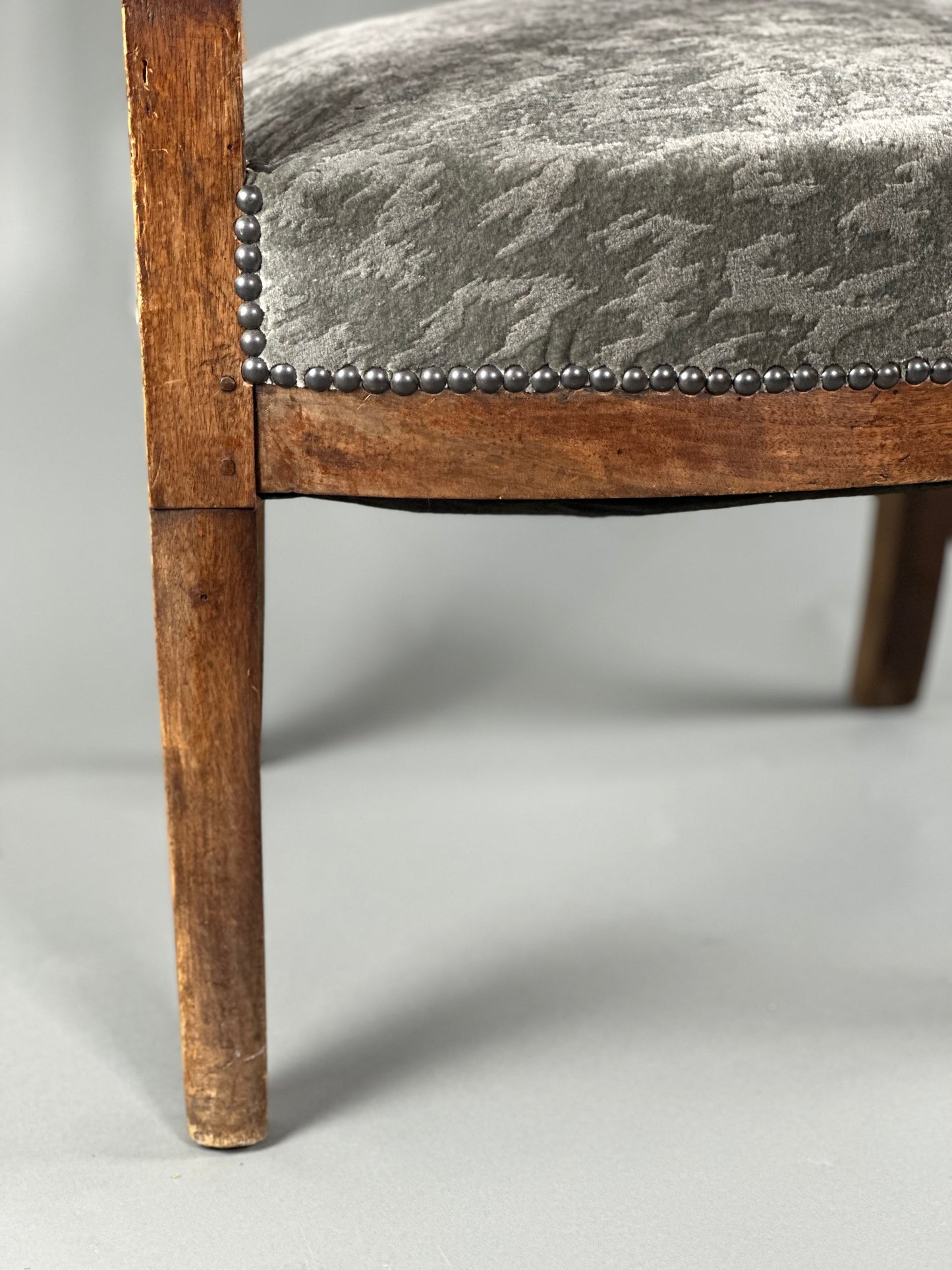 Italian Walnut Armchair c1820