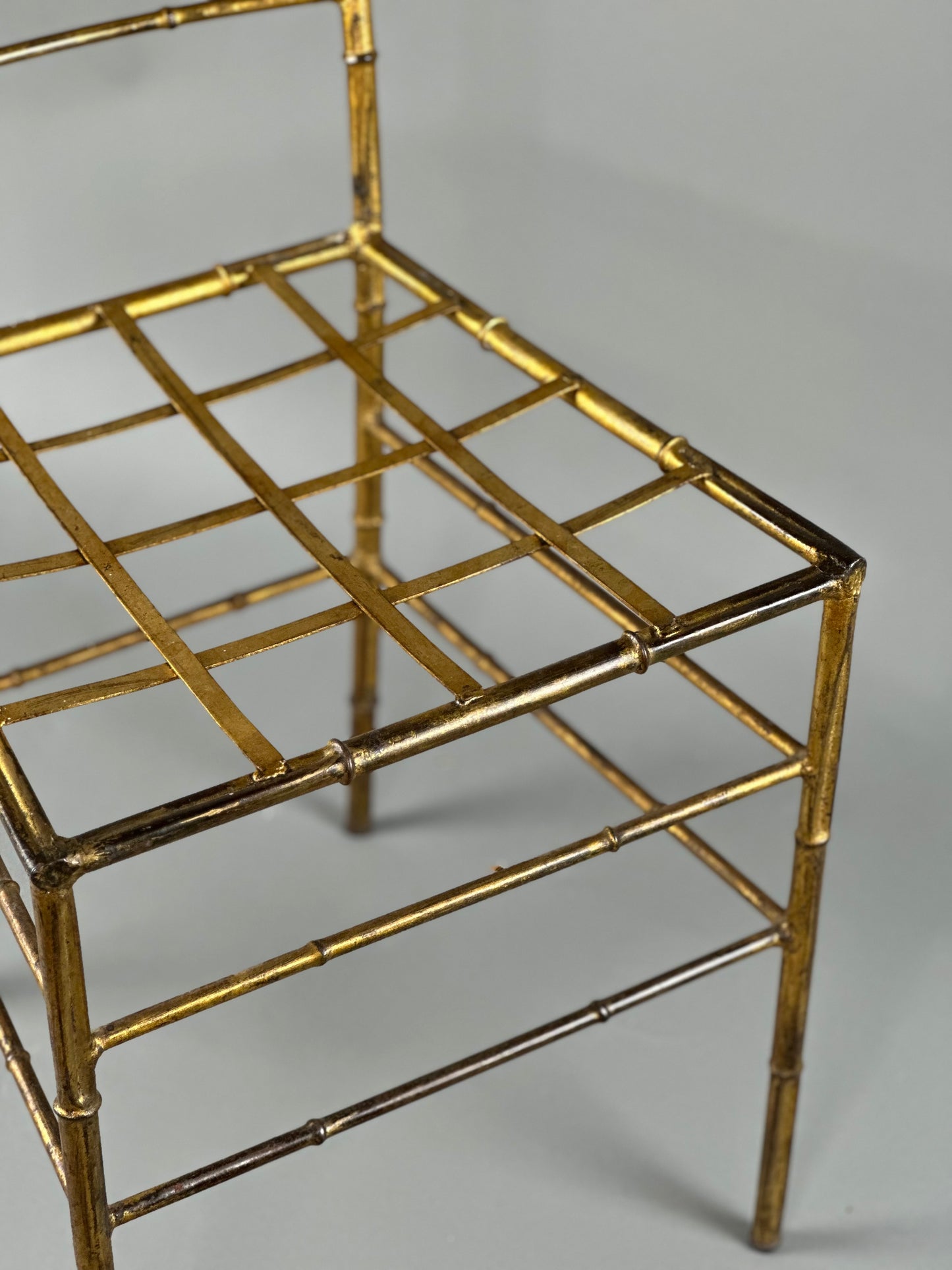 Brass Faux Bamboo Chiavari Chair - EACH